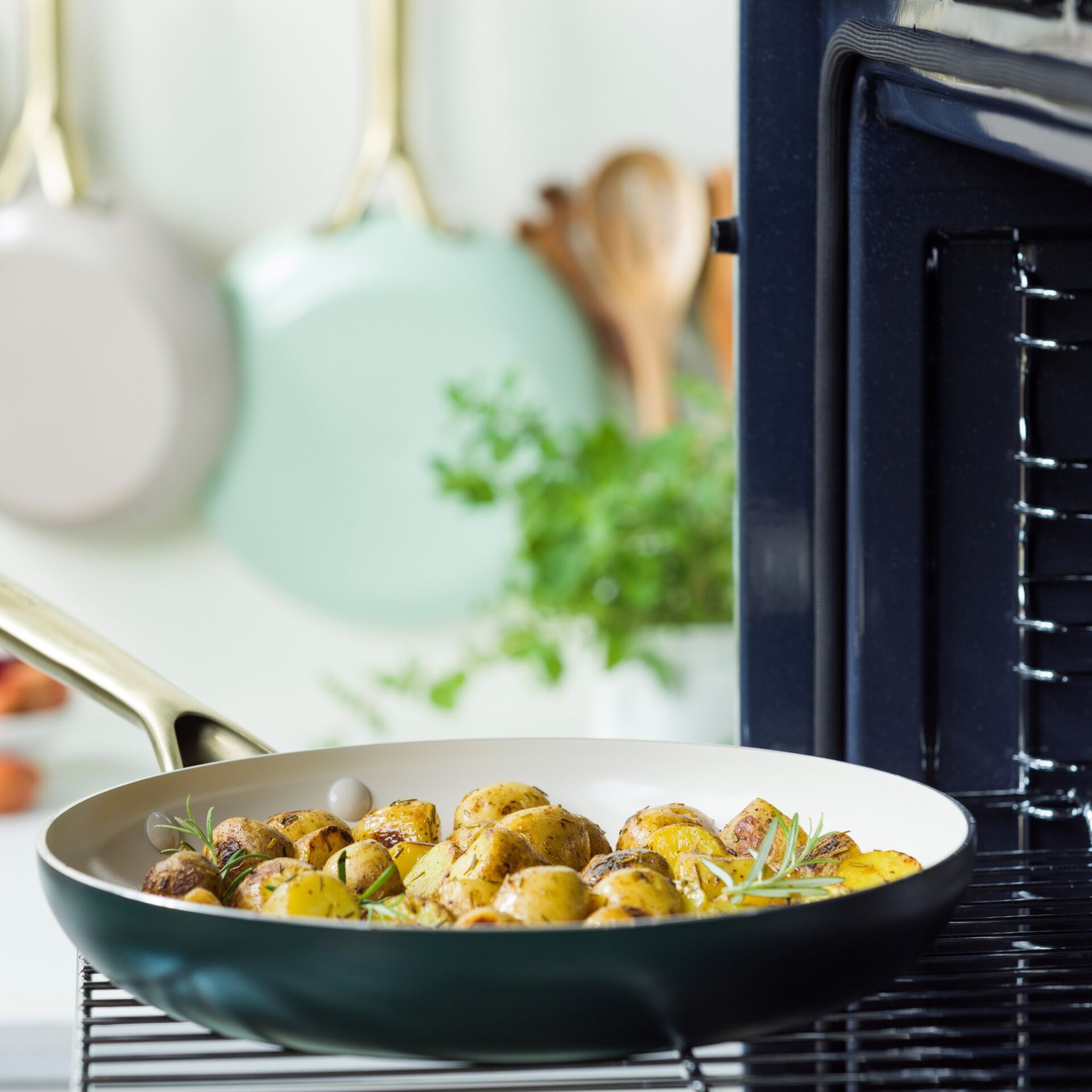 Pfannengericht, Kartoffeln, Braten, Pfanne, Küche