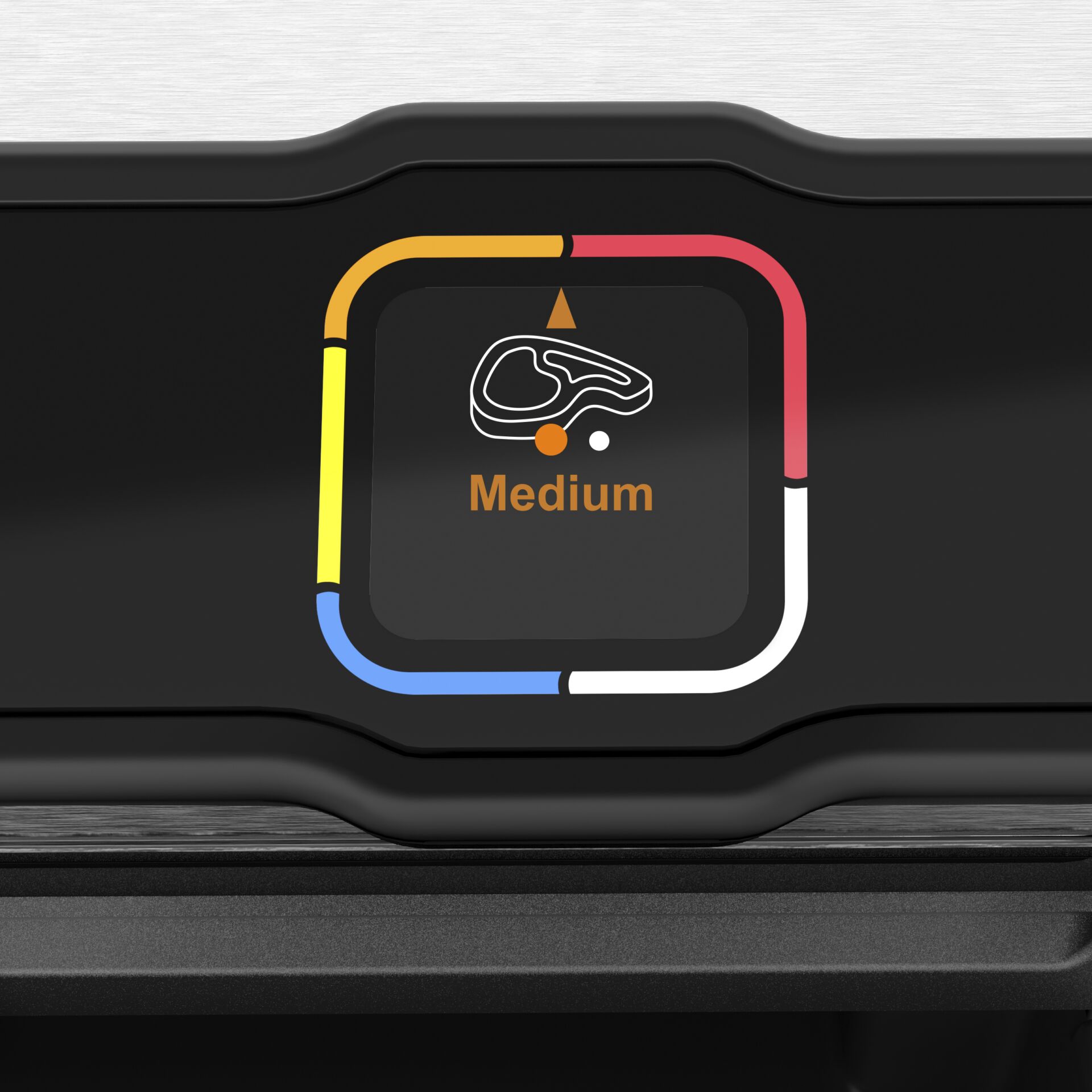Medium, Smartwatch, Display, Farbiger Ring, Digitalanzeige