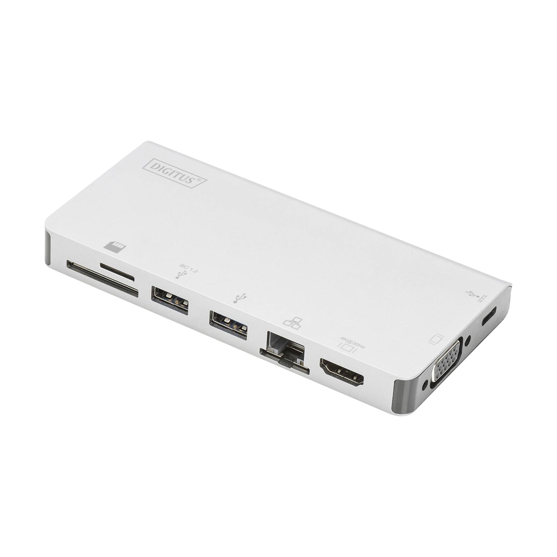 DIGITUS USB Type-C Multiport Travel Dock 8-Port Elektronik, Hardware, Nabe, Handy, Telefon
