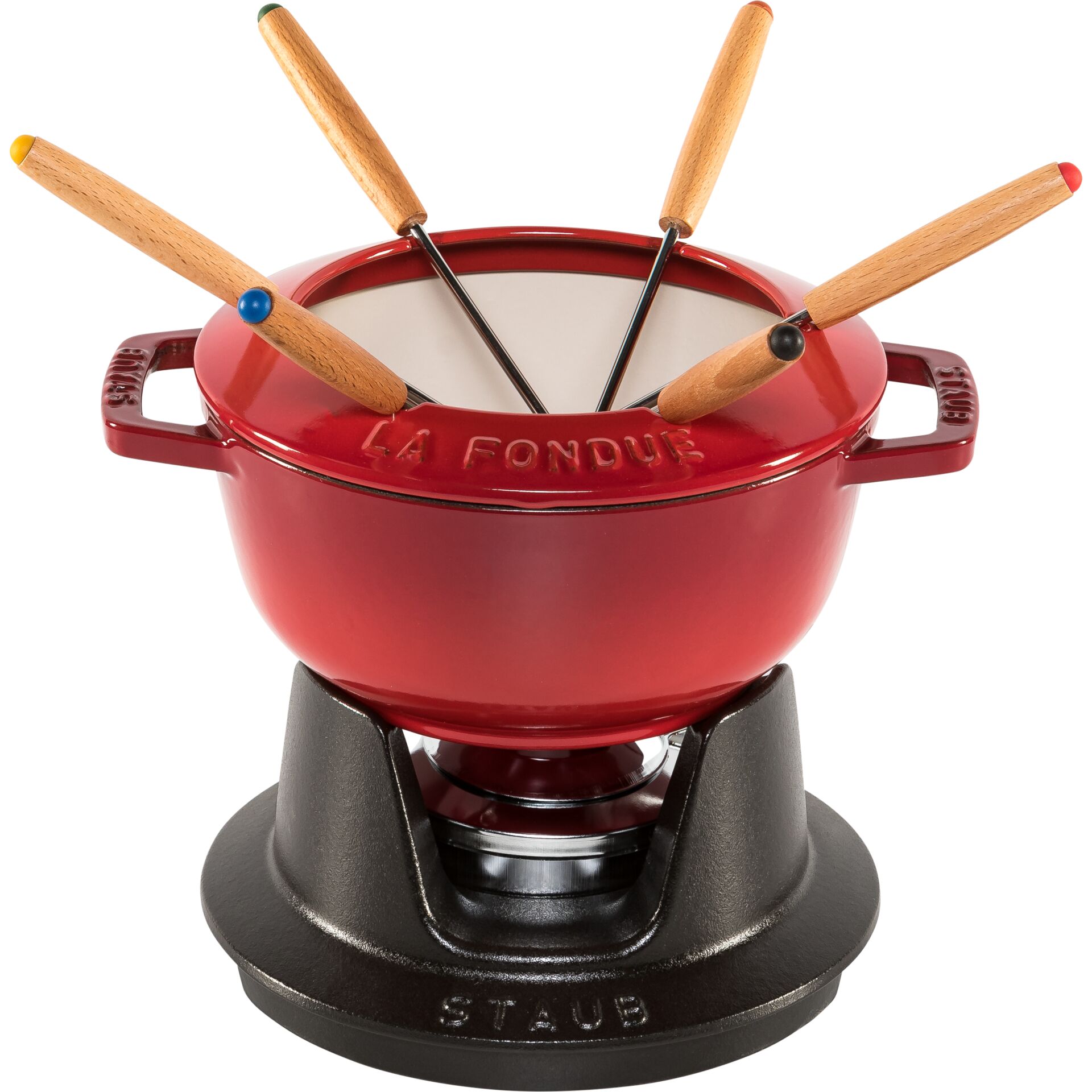 Staub La Fondue 18 cm  kirschrot, Gusseisen