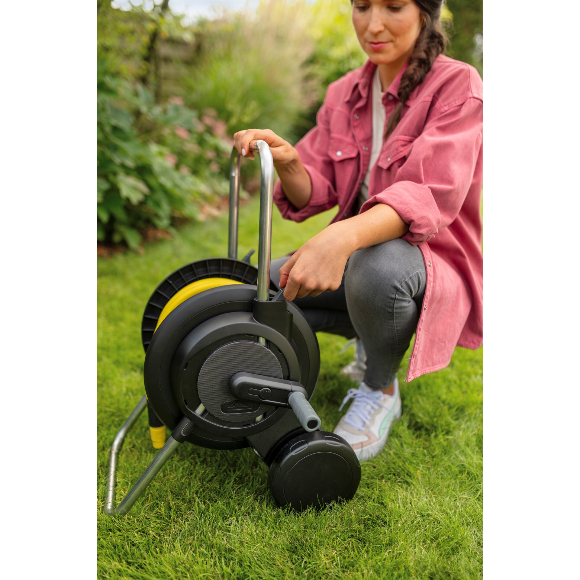 Gras, Pflanze, Person, Rasen