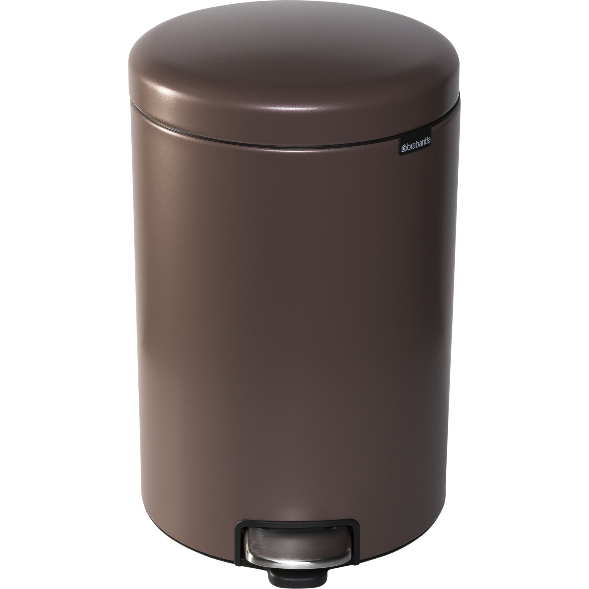Brabantia Newicon 20 Liter Satin Taupe Zinn, Kann, Mülleimer, Flasche, Shaker