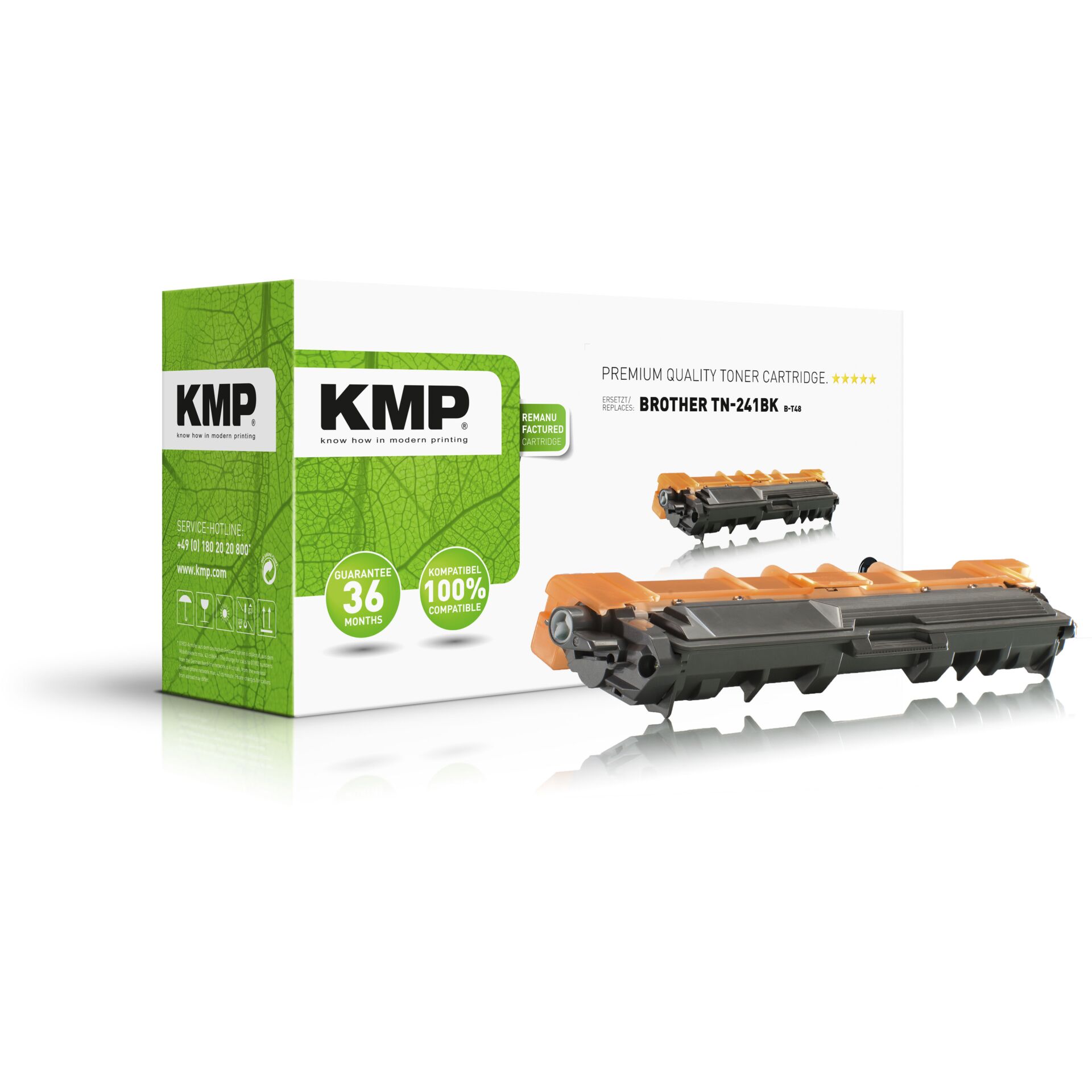 KMP B-T48 Toner schwarz  kompatibel mit Brother TN-241 BK