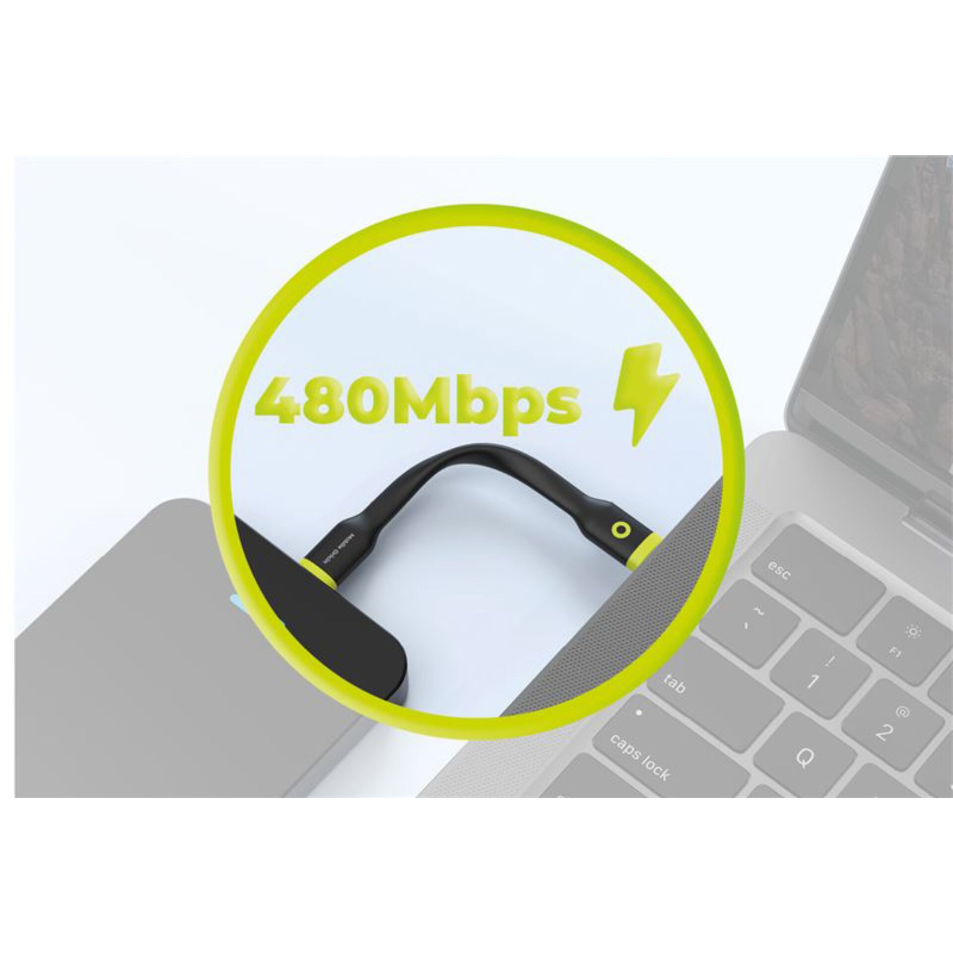 Kopfhörer, Sportkopfhörer, Bluetooth, Nackenbügel, 480 Mbps