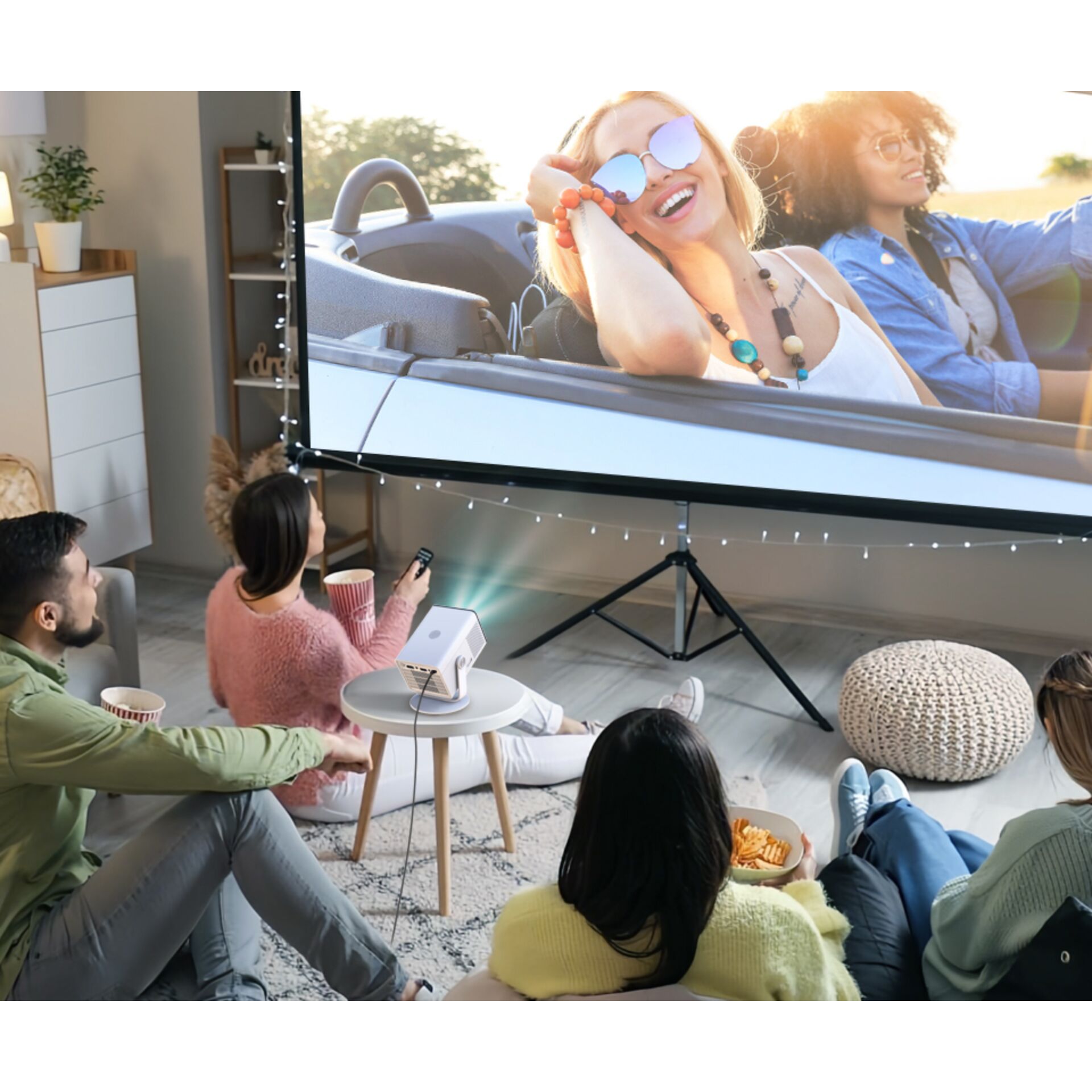 Projektor, Heimkino, Wohnzimmer, Beamer, Filmkino