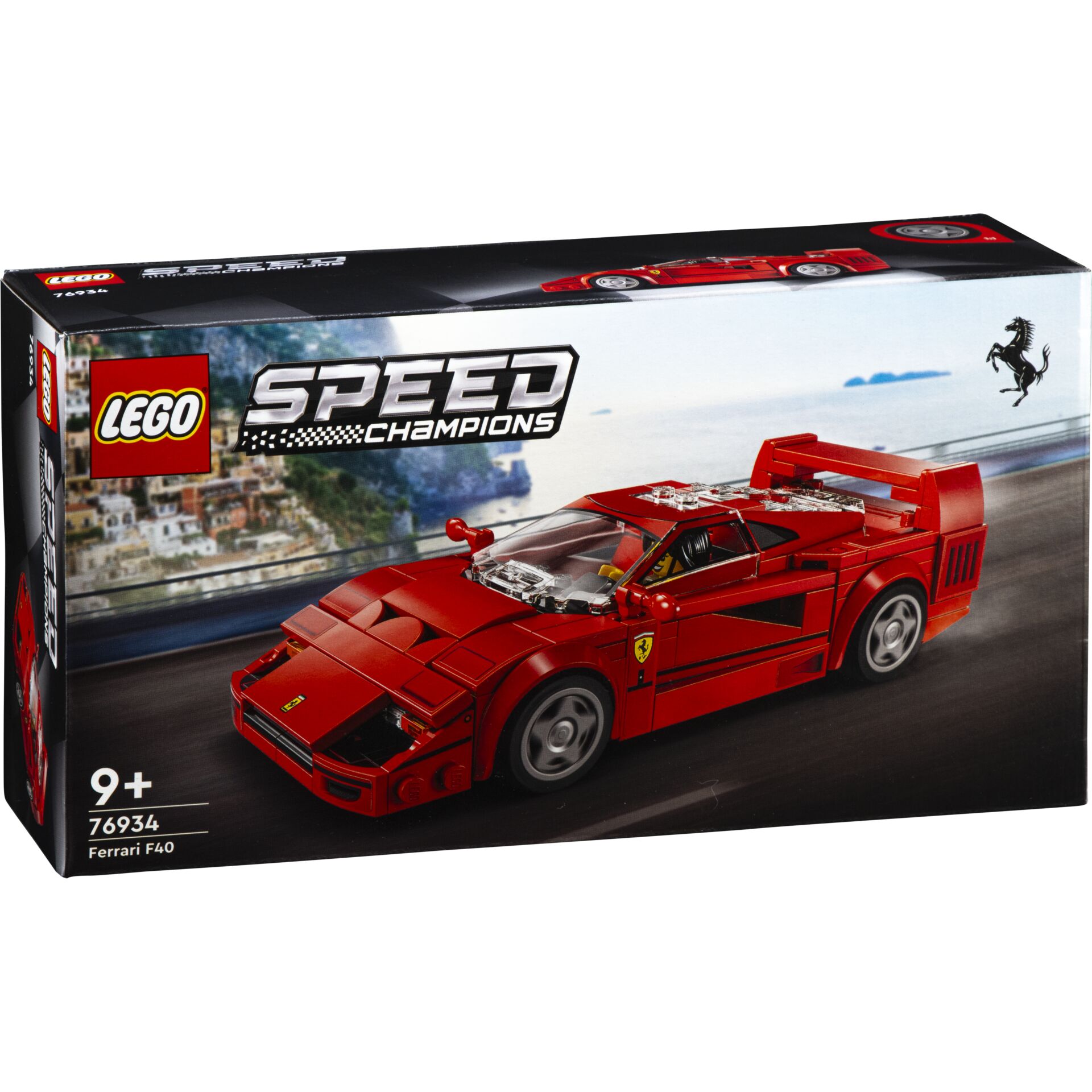 Lego, Speed Champions, Ferrari F40, Rotes Auto, Modellekit