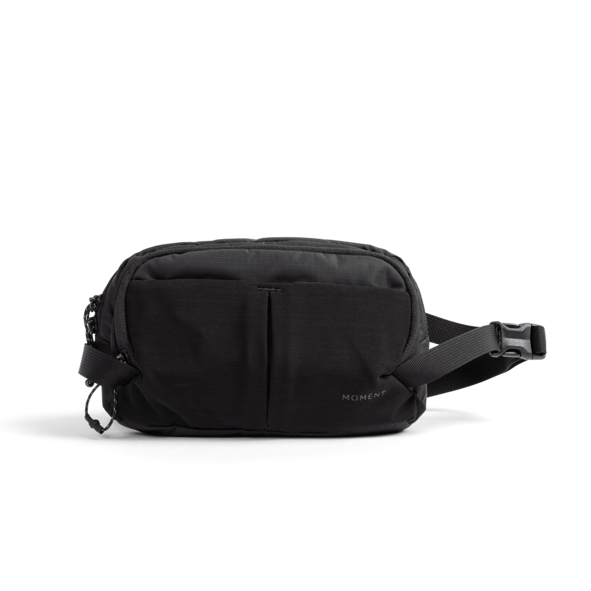 Gürteltasche, Nylon, Schwarz, Hauptfach, Reißverschluss