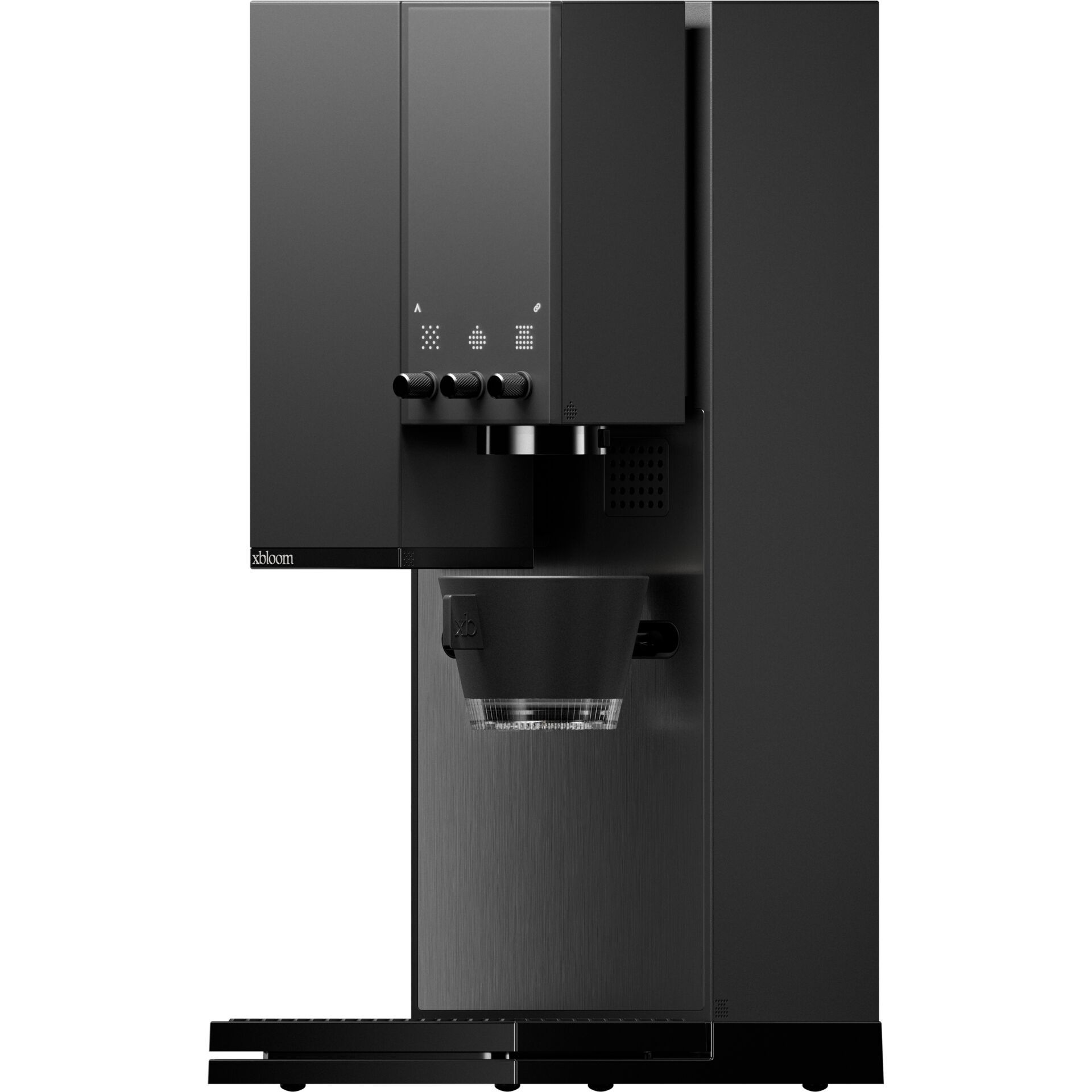 Kaffeemaschine, Espressoautomat, Schwarz, Kaffeeauslauf, Brühgruppe