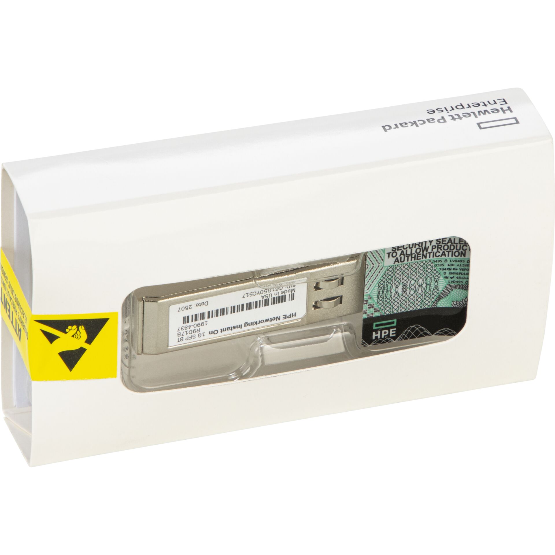 usb-drive, kompakt, metall, grün-teal etikett, einschub