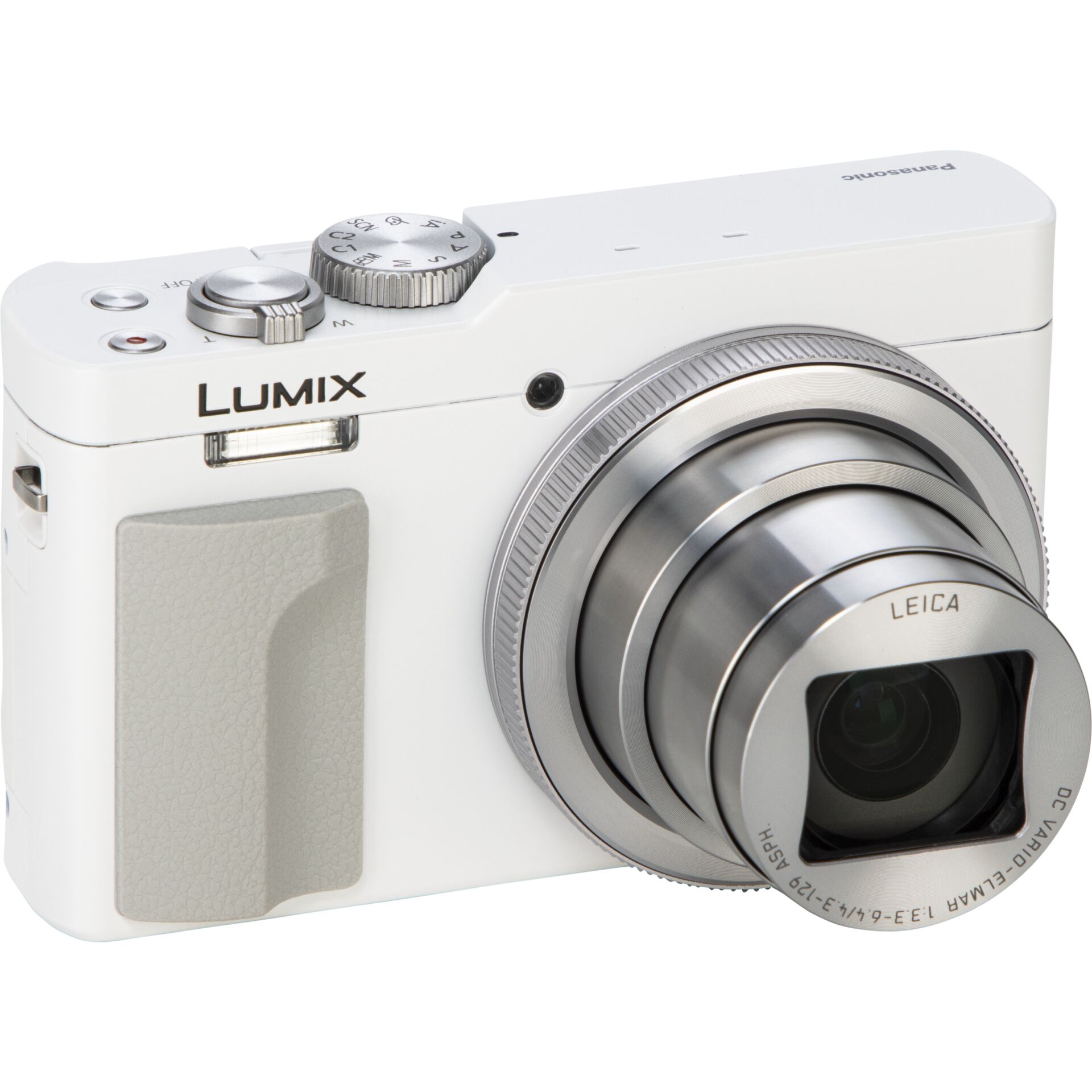 kamera, kompaktkamera, lumix, mit-brennweite, weiße farbe