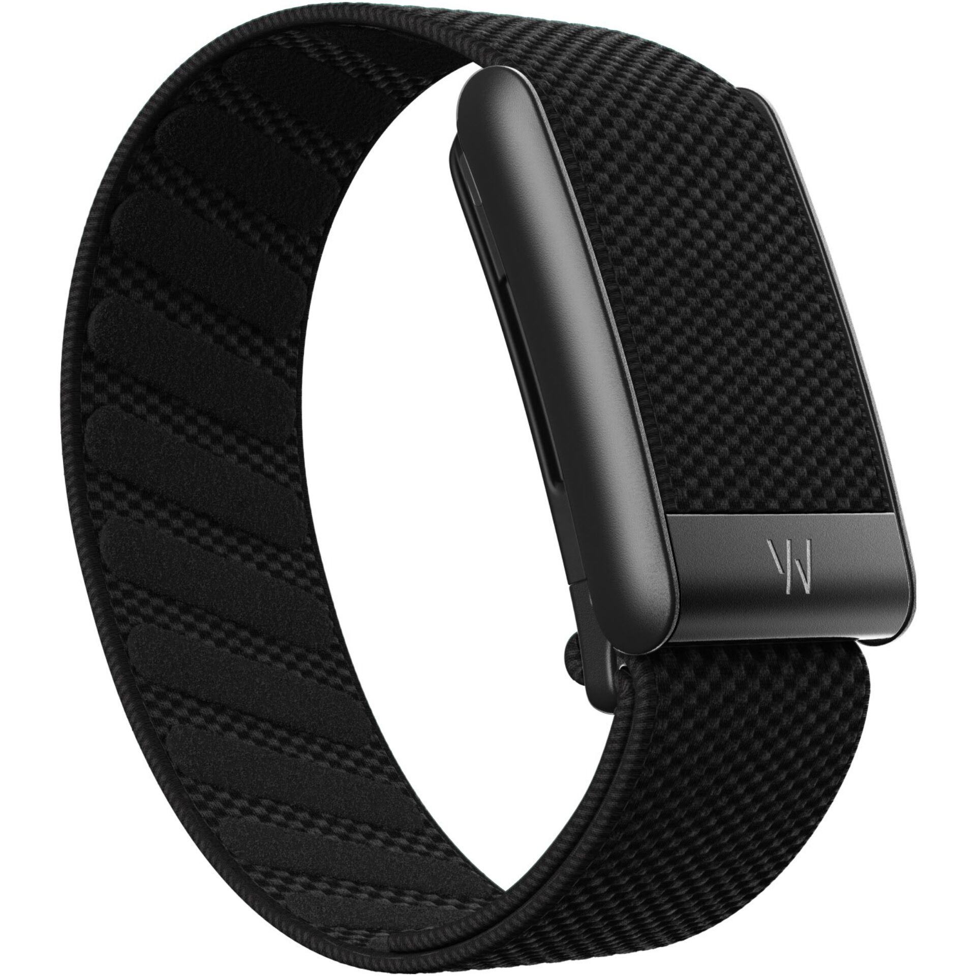 Armband, Smartwatch-Band, Schwarz, Weichband, Metallplatte