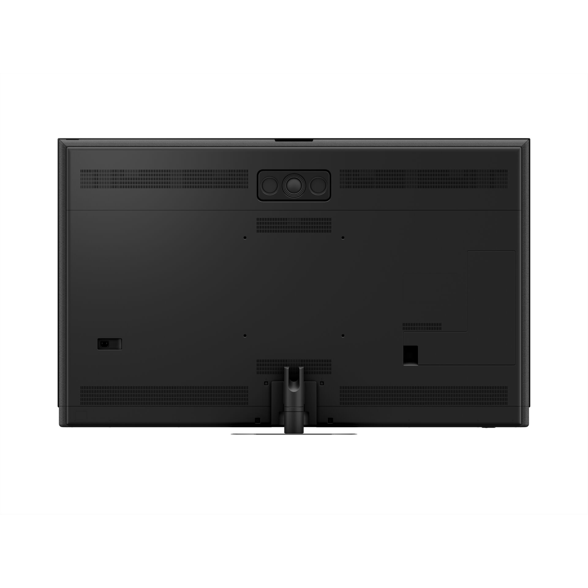 monitor, black, LED, rear ports, stand
