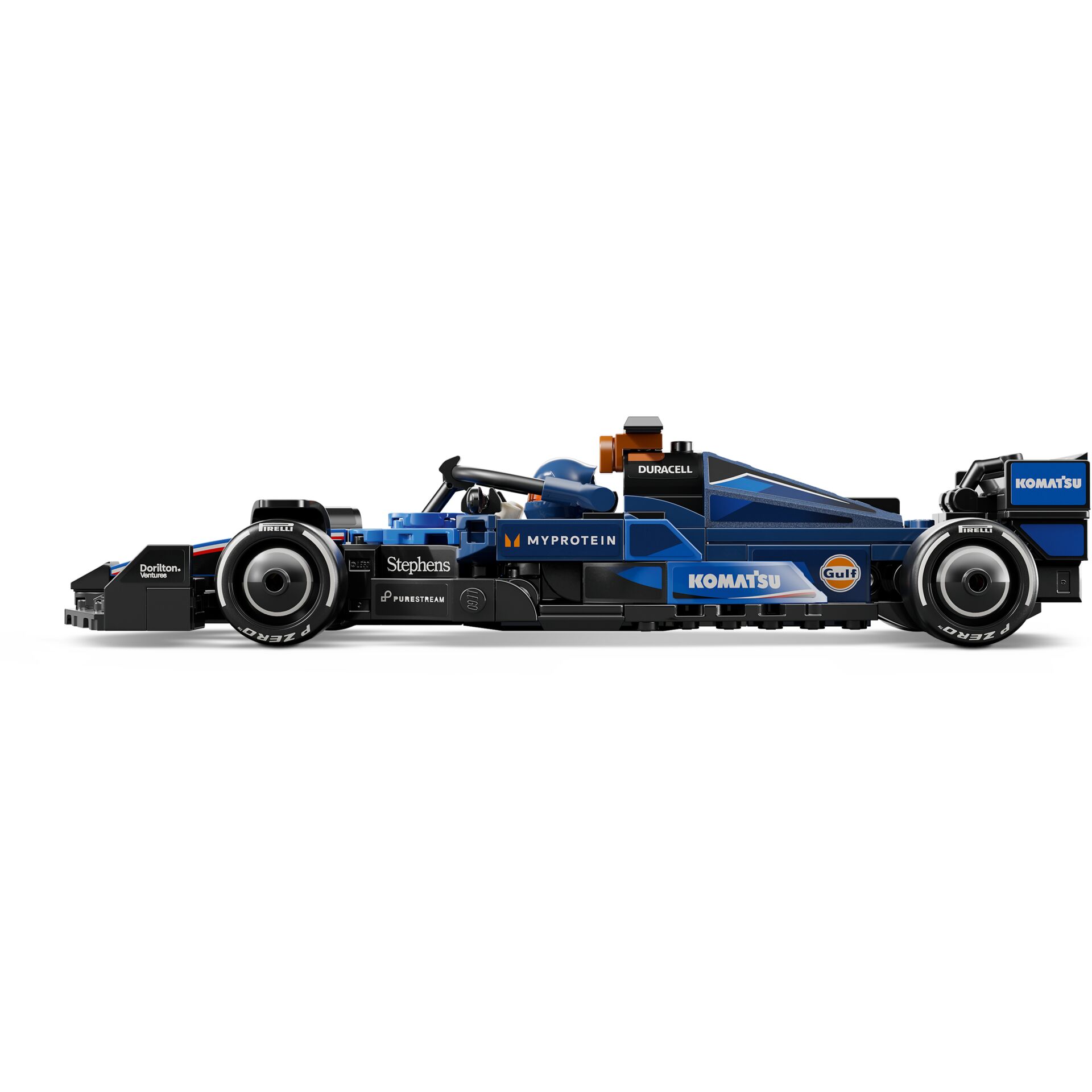 Formel1, Rennwagen, Lego, Blau, Modellfahrzeug
