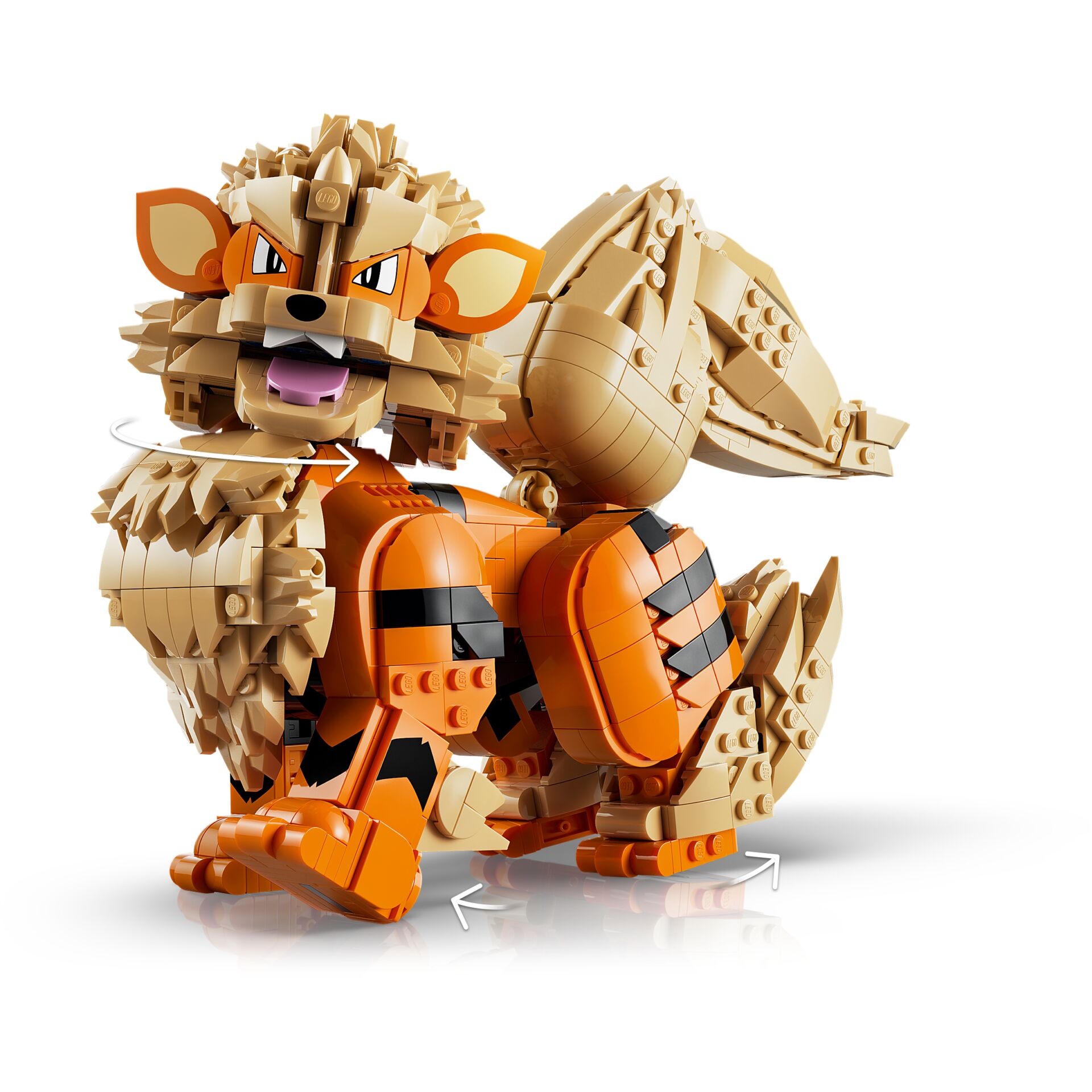 Lego, Hund, Baustein-Spielzeug, Tierfigur, orange/braun
