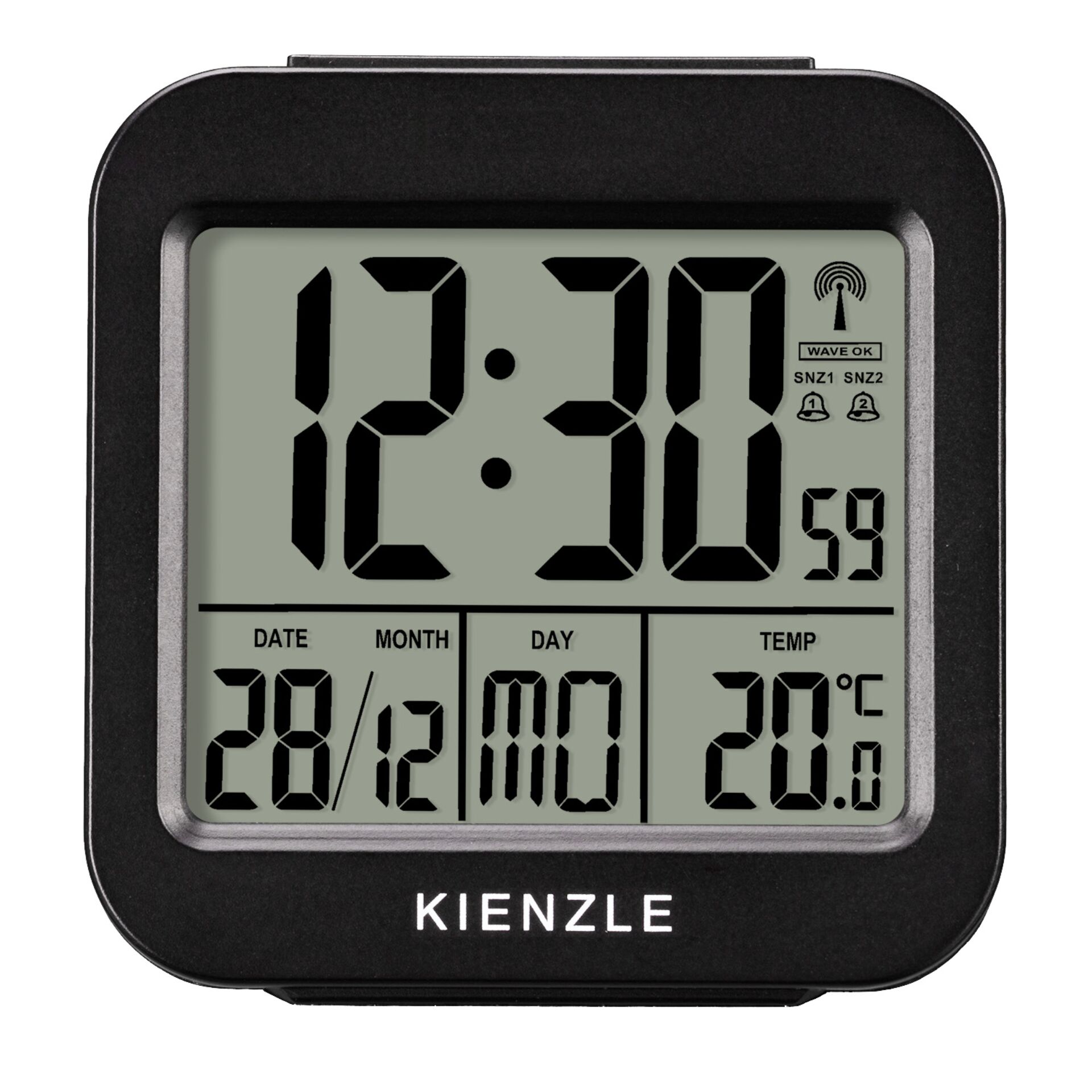 KIENZLE Reisewecker  mit Innentemperatur