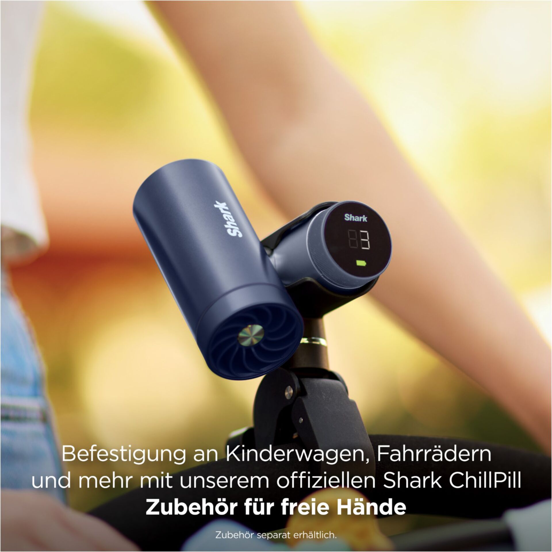 Kindersitzbefestigung, Shark ChillPill, Fahrradhalterung, Zubehör, Handfreihalterung