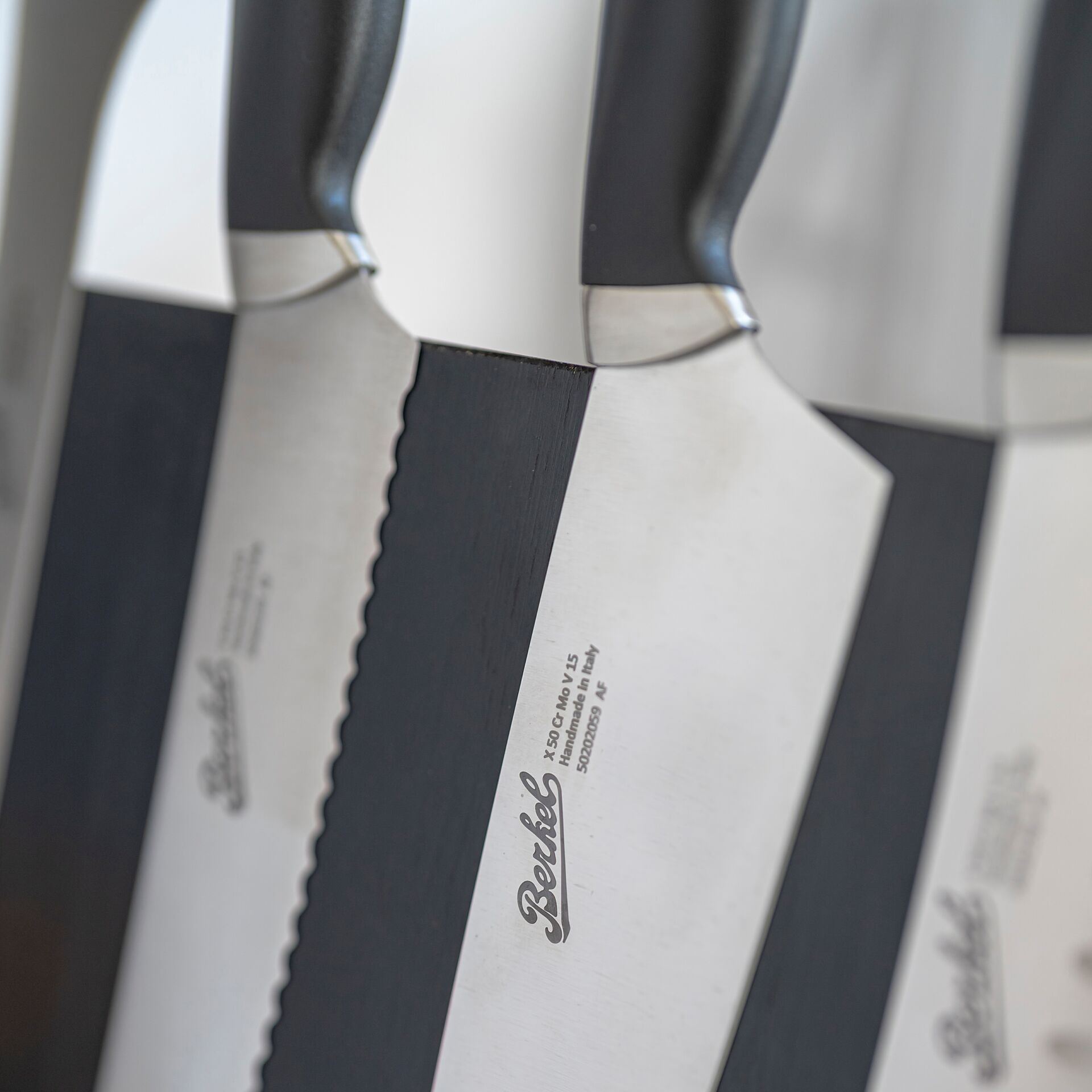 kochmesser, stahl, gezackte kante, küchenmesser, klingenmesser