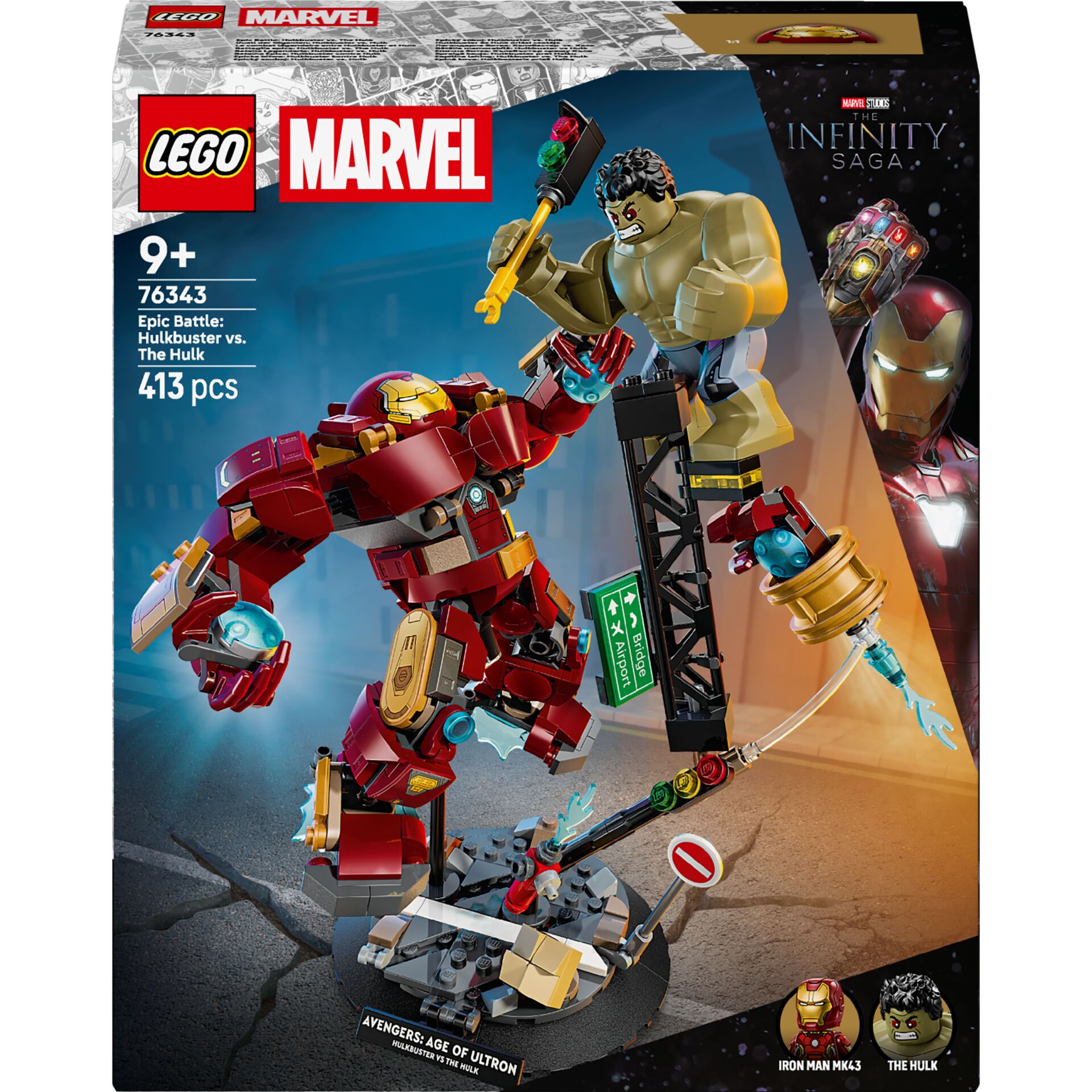 LEGO Marvel Super Heroes 76343  Hulkbuster vs. Der Hulk