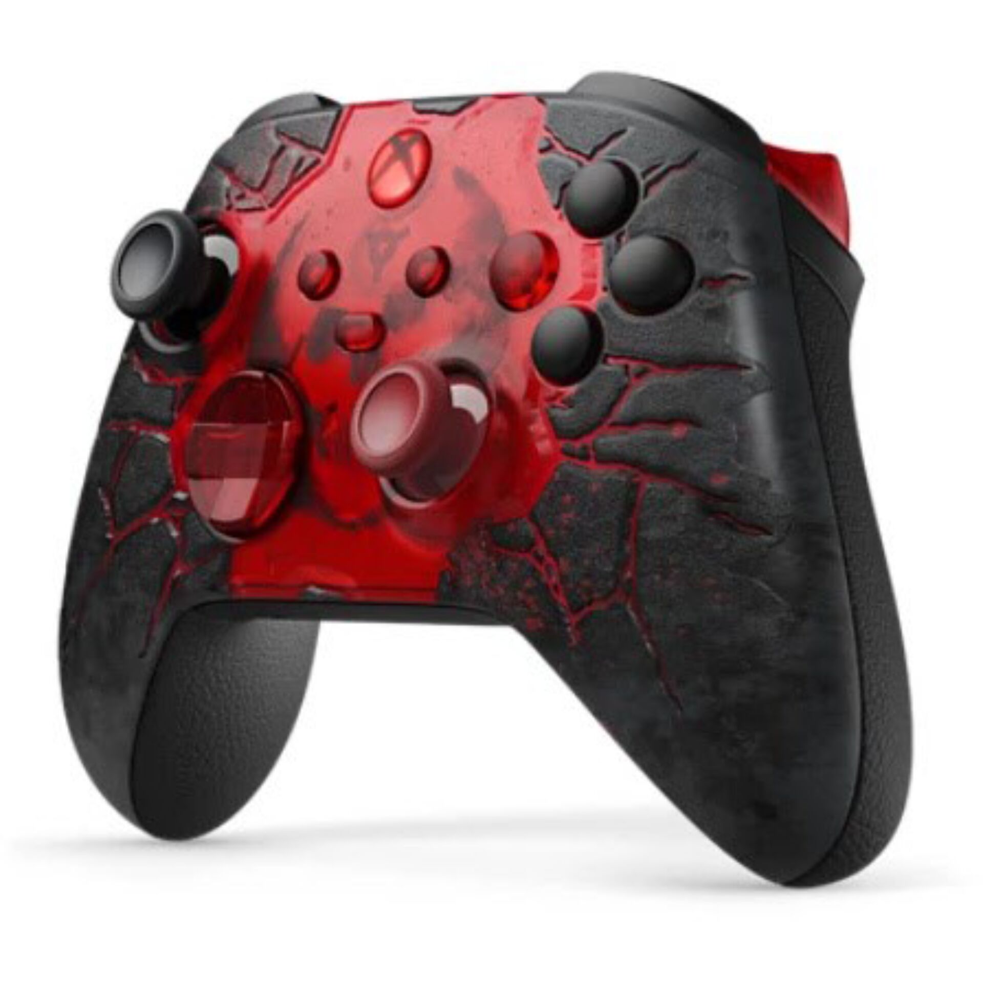 Gamepad, Controller, Red design, Texture grip, Buttons