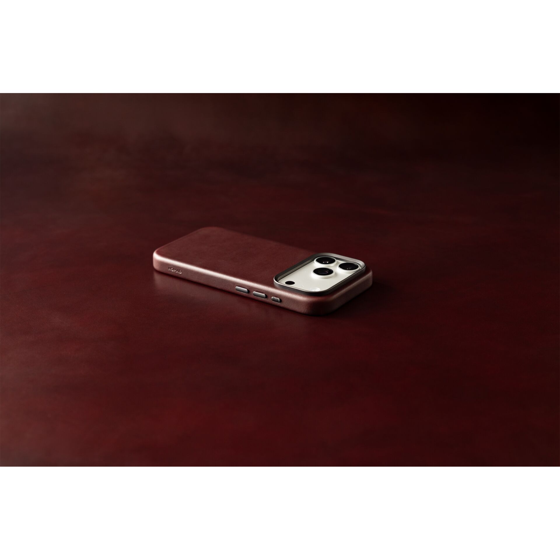 Smartphone-Hülle, iPhone, braun, Leder, Rückkamera