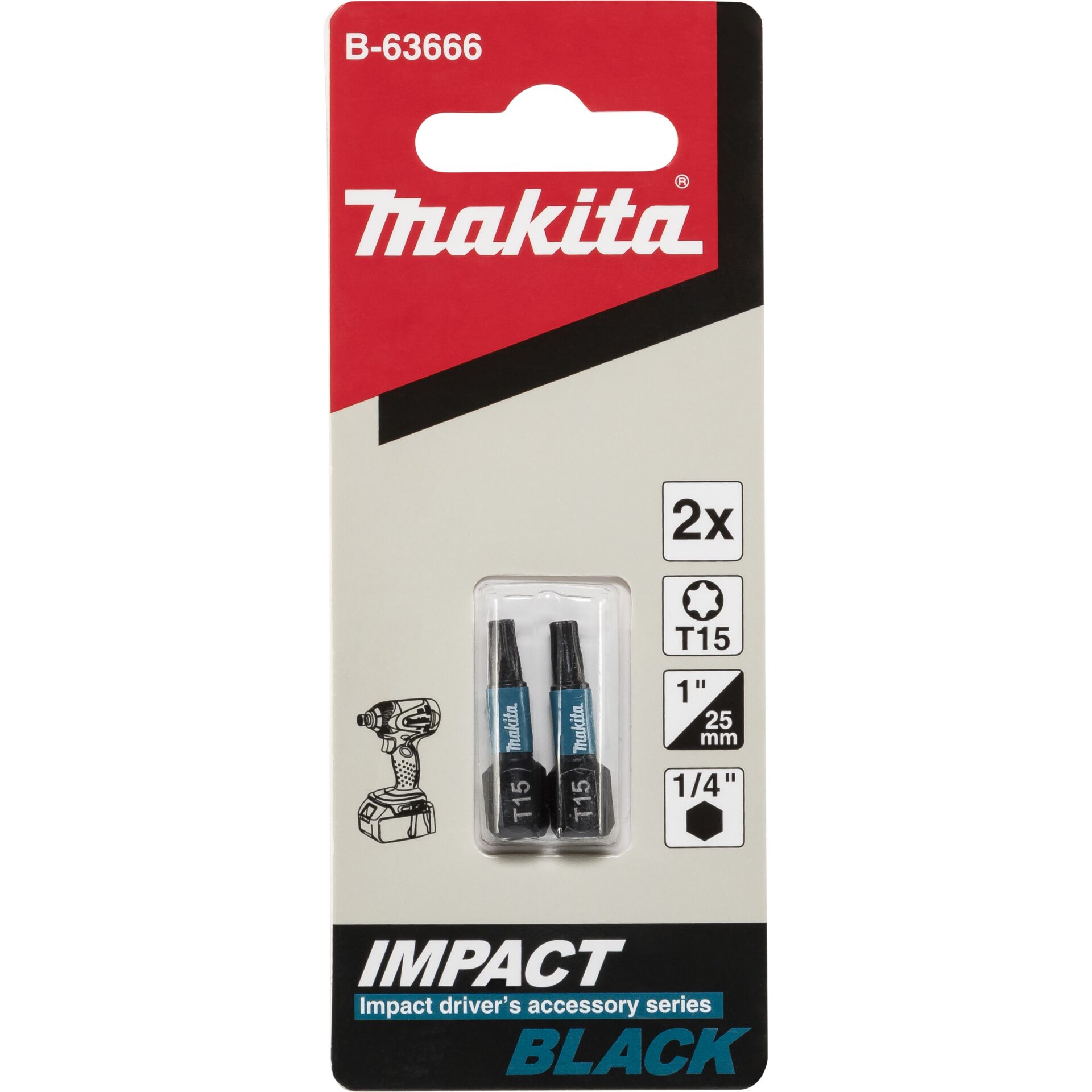 Makita Bit T15x25mm 2Stk.