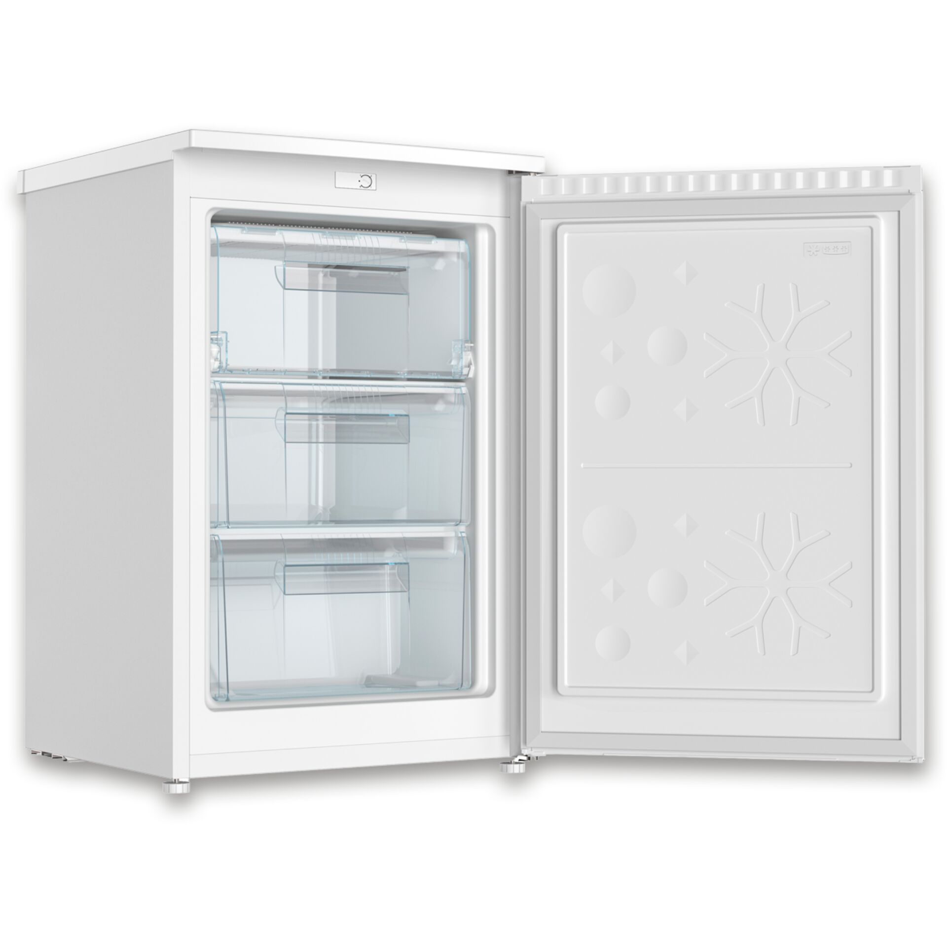 Kühlbox, Minikühlschrank, Eisschubladen?, Transparent Schubfächer, Weißer Kühlschrank