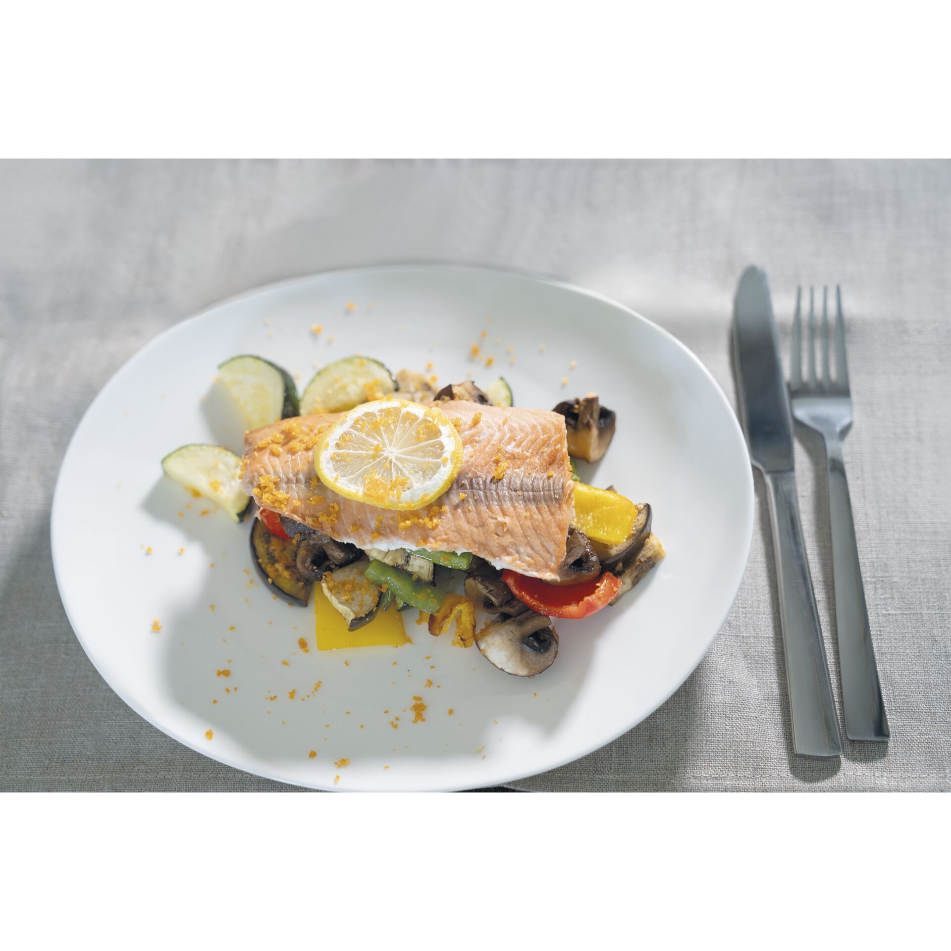 Besteck, Gabel, Essen, Präsentation des Essens, Teller