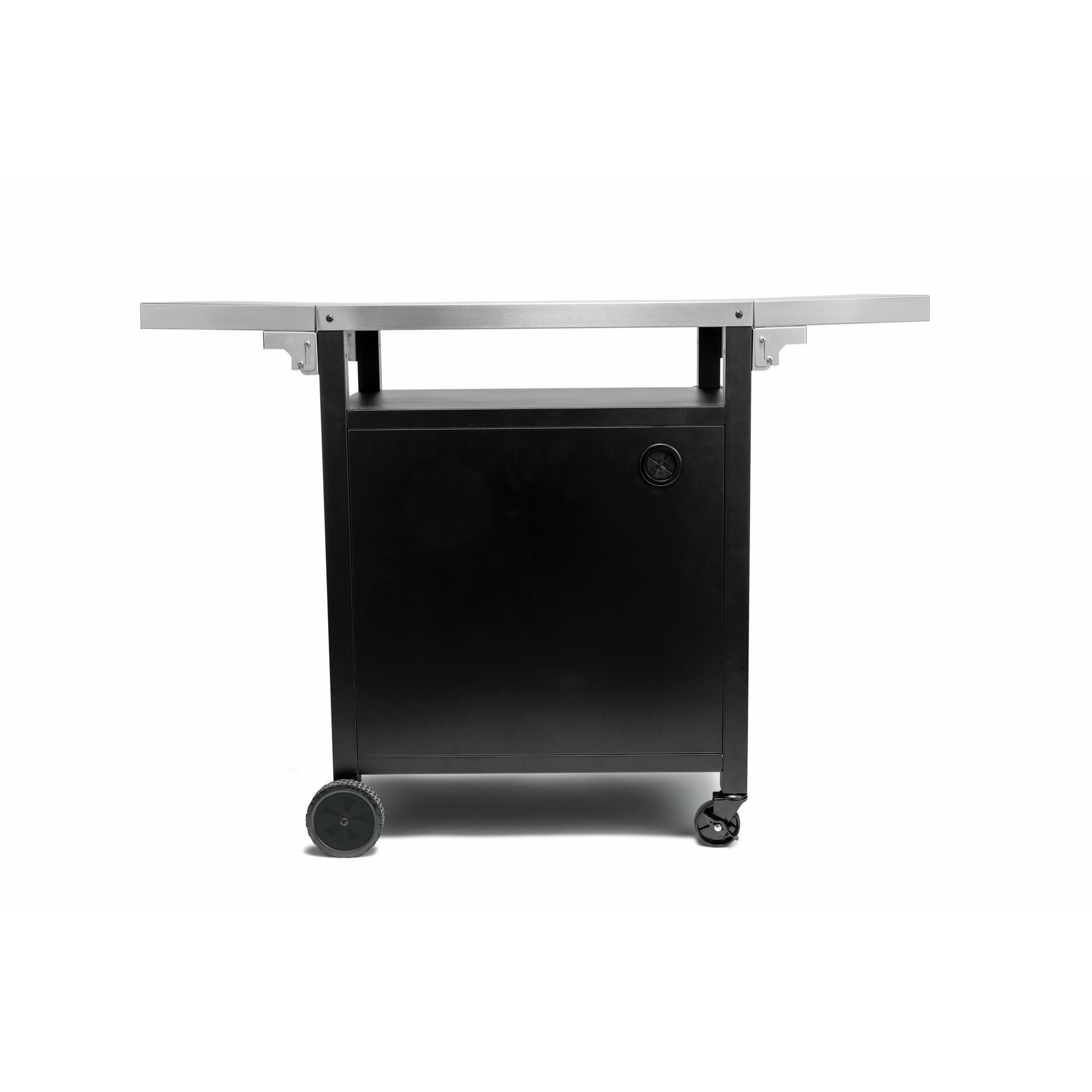 Grill, Schwarz, Metall, Kugelraste, Rollbar