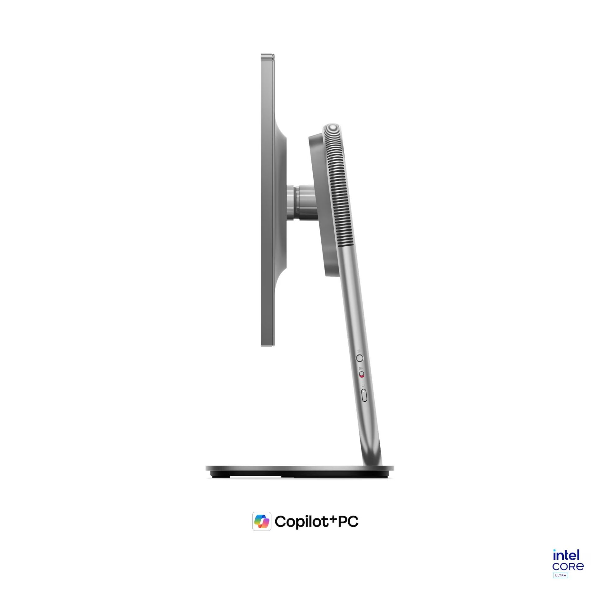 monitor, stativ, USB-C, versatil, silber
