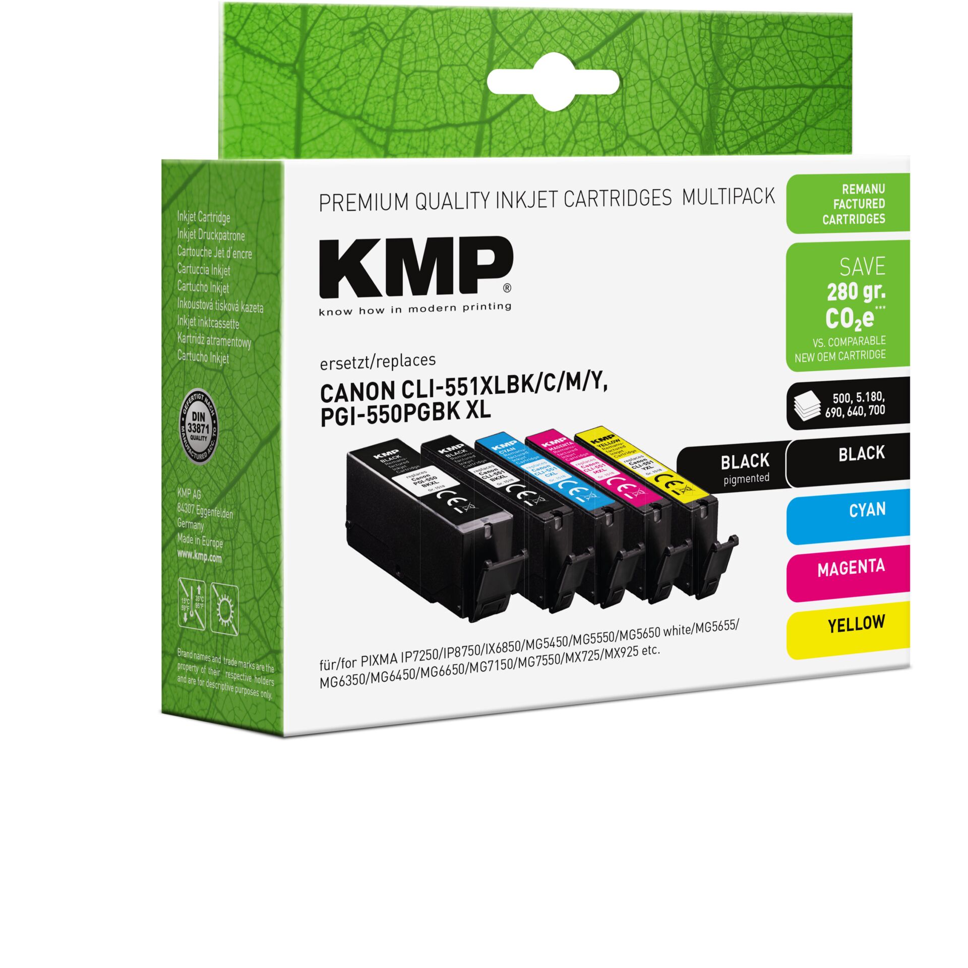Adapter, Elektronik, Tintenpatrone, Kompaktset, CMYK, Bunt, XL-Pack