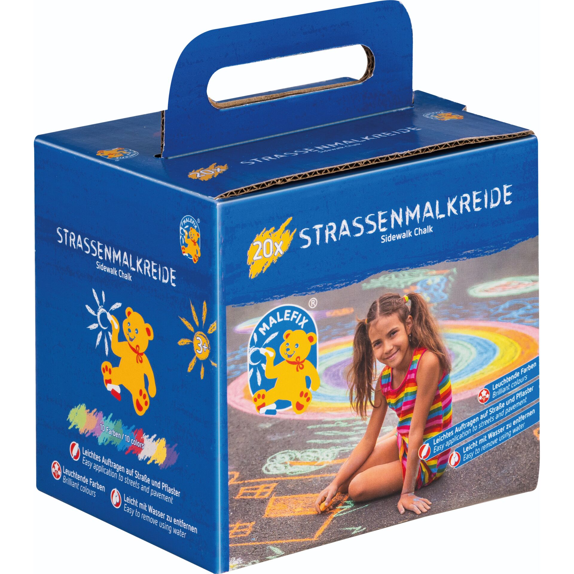 Straßenmalkreide, Straßenmalkreide, Kreide-Set, Kinderkreide, Farbkreide