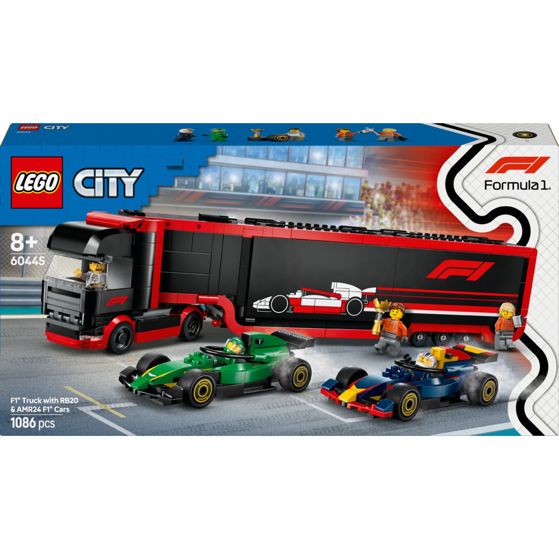 LEGO City Formula 1 60445  F1 Transporter mit RB20 & AMR24