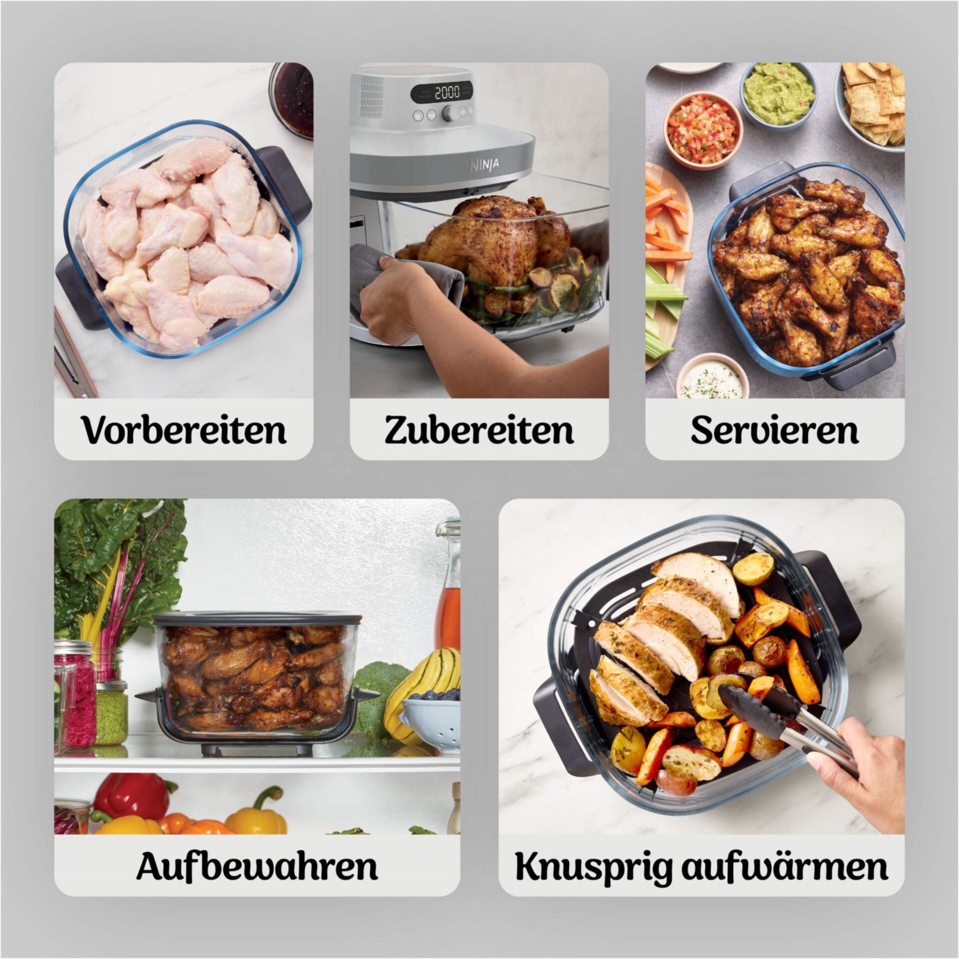 Hähnchenbrust, Backofen, Ofenrezept, Gemüsebeilage, Braten