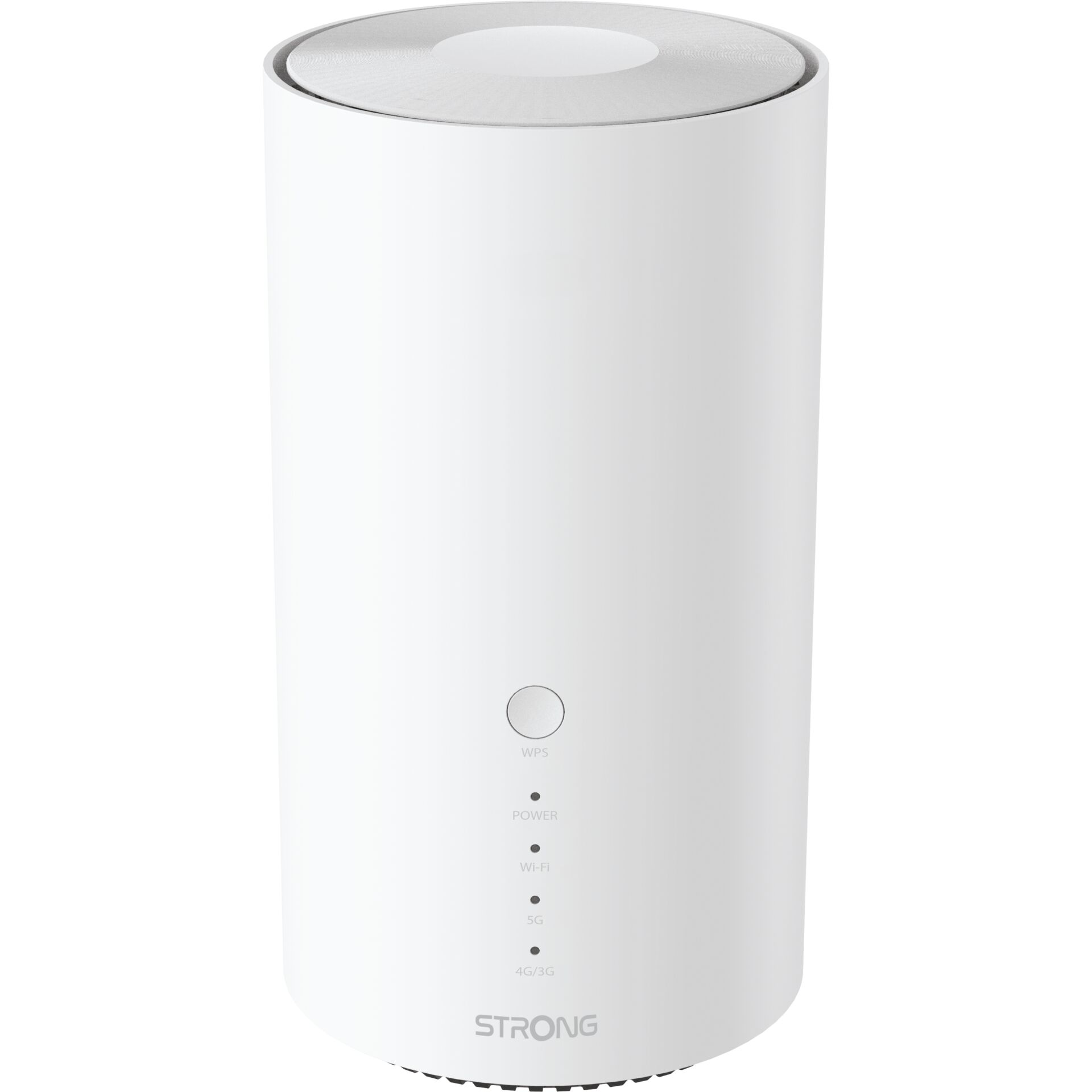 WLAN-Repeater, Mesh-Router, LED-Licht, Weiße zylindrische Gerät, Power/Wi-Fi-Indikatoren