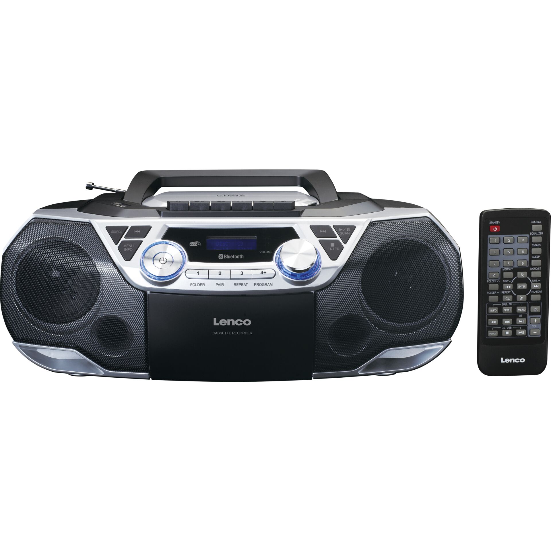 Boombox, Kassette, Bluetooth, Stereoanlage, Fernbedienung