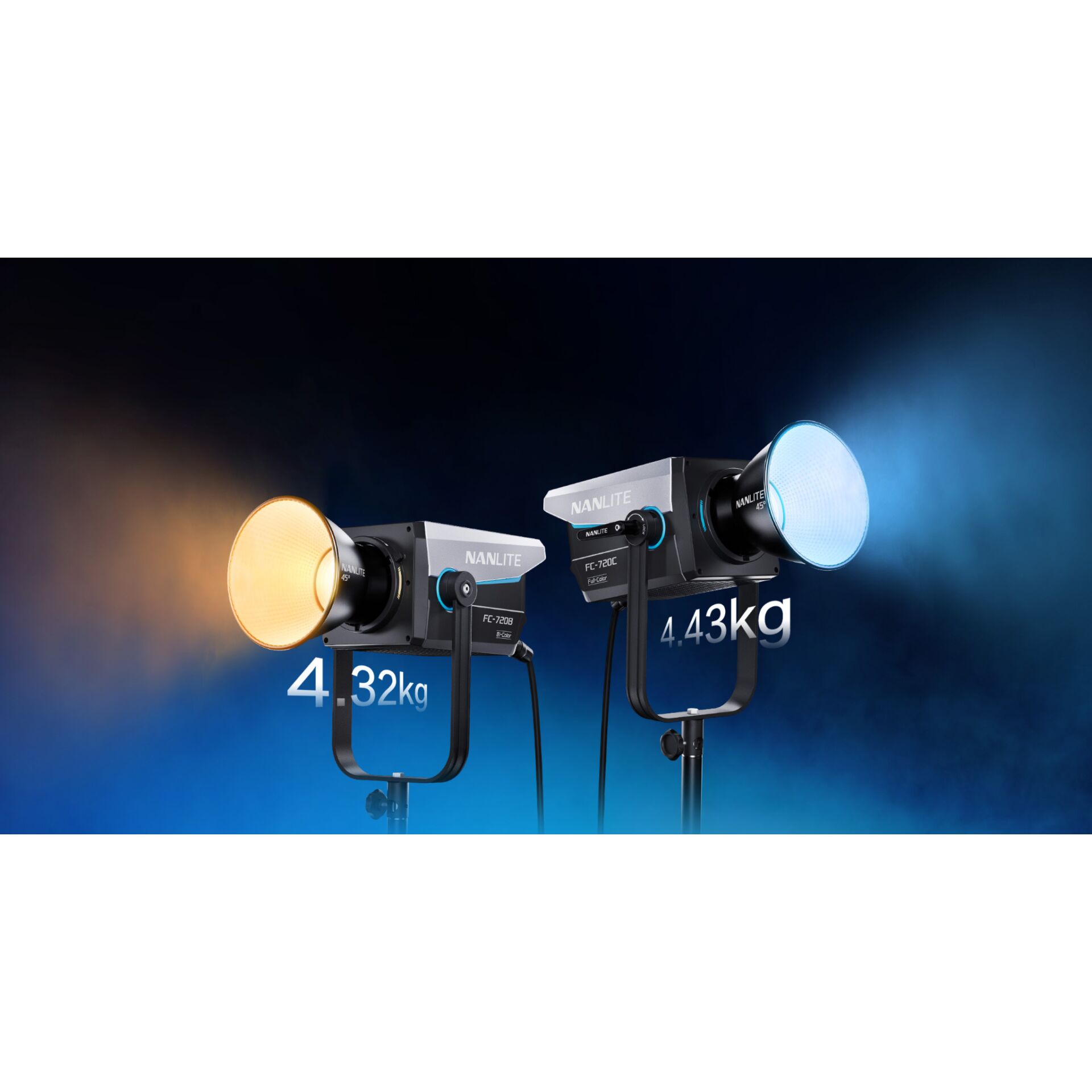 LED, Spotlight, Studio light, Bi-color, 4.32kg