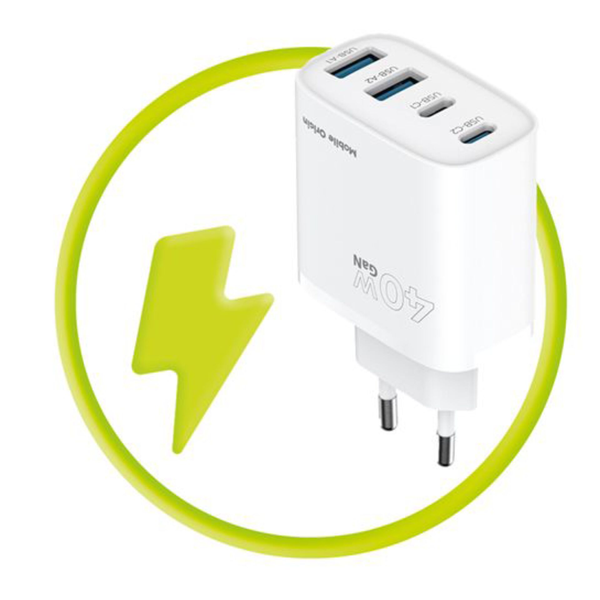 USB, Ladegerät, USB-Ladegerät, Mehrfach-Ladeadapter, CEE-Stecker