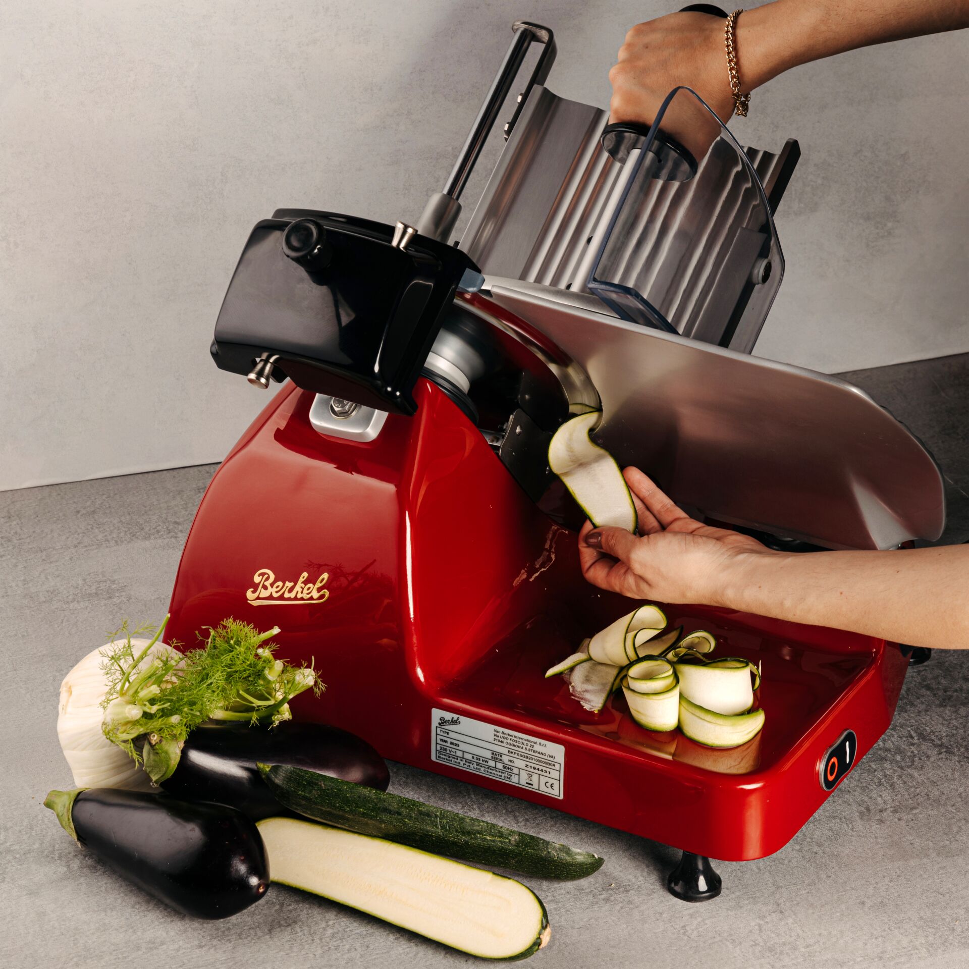 Gemüseschneidmaschine, Küchenmaschine, Rot, Schneider, Gemüse