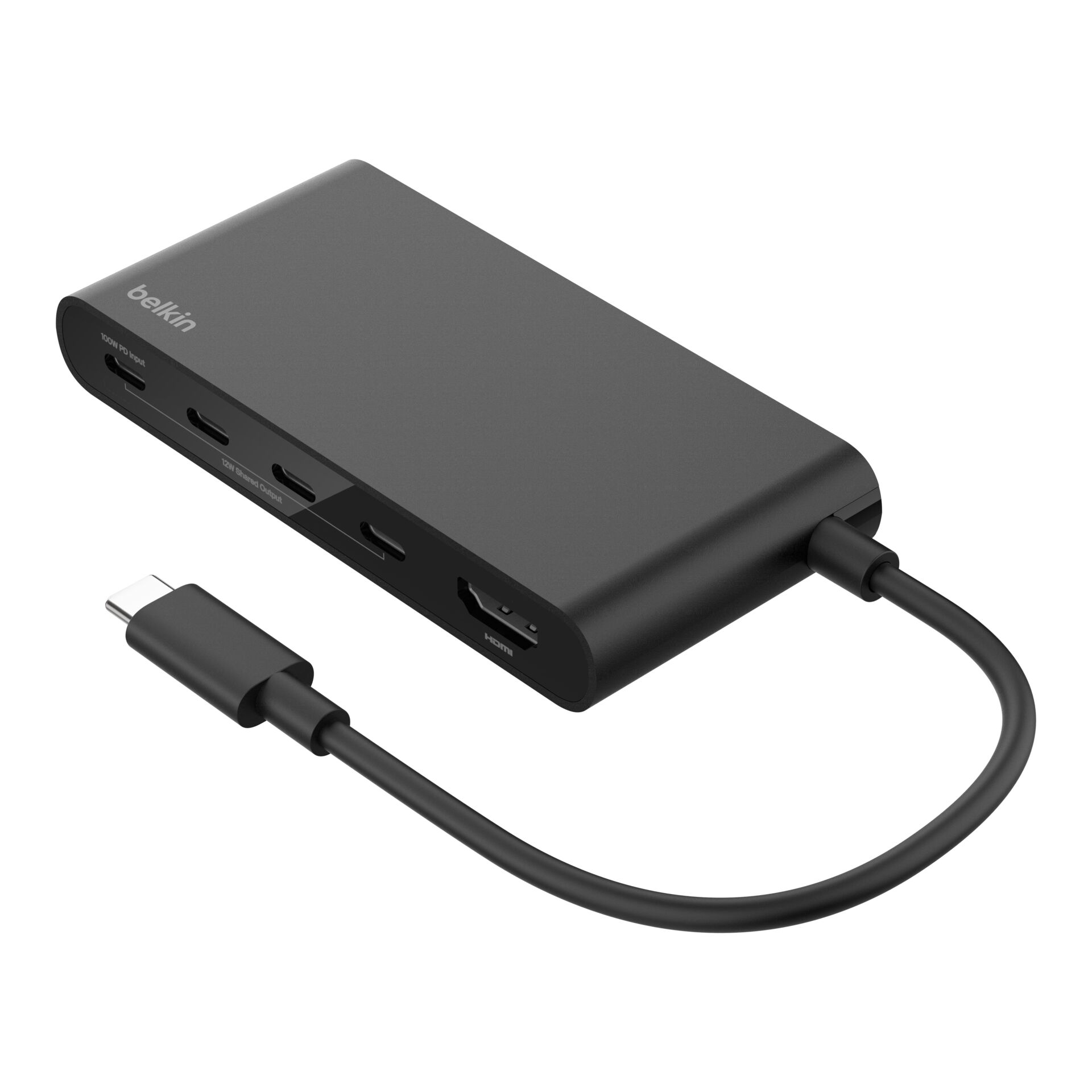 Belkin CONNECT 5-Port-USB-C Hub  mit 4K-HDMI-Anschluss AVC021hqBK
