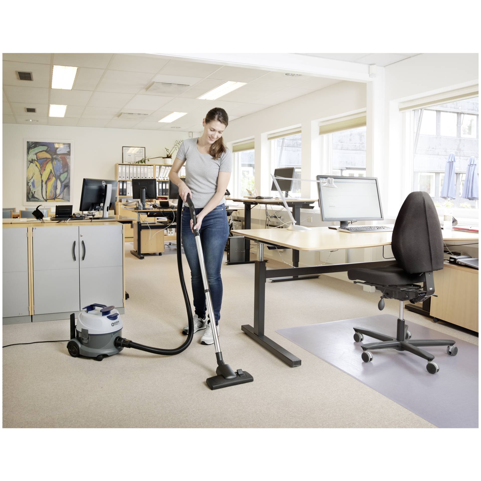 Moebel, Tabelle, Schreibtisch, Stuhl, Person