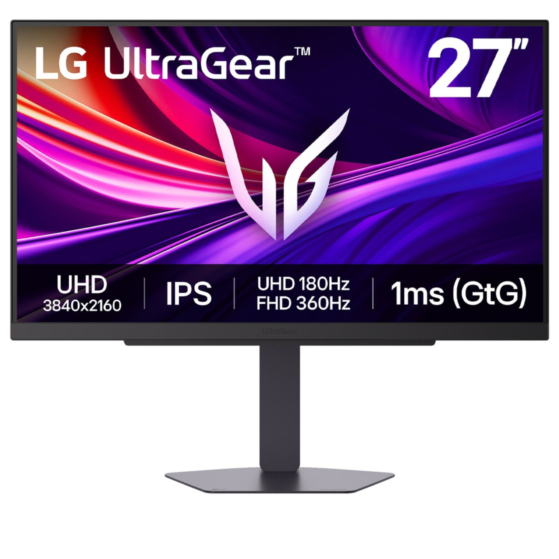 27 Zoll, LED-Monitor, IPS, UHD, Ständer