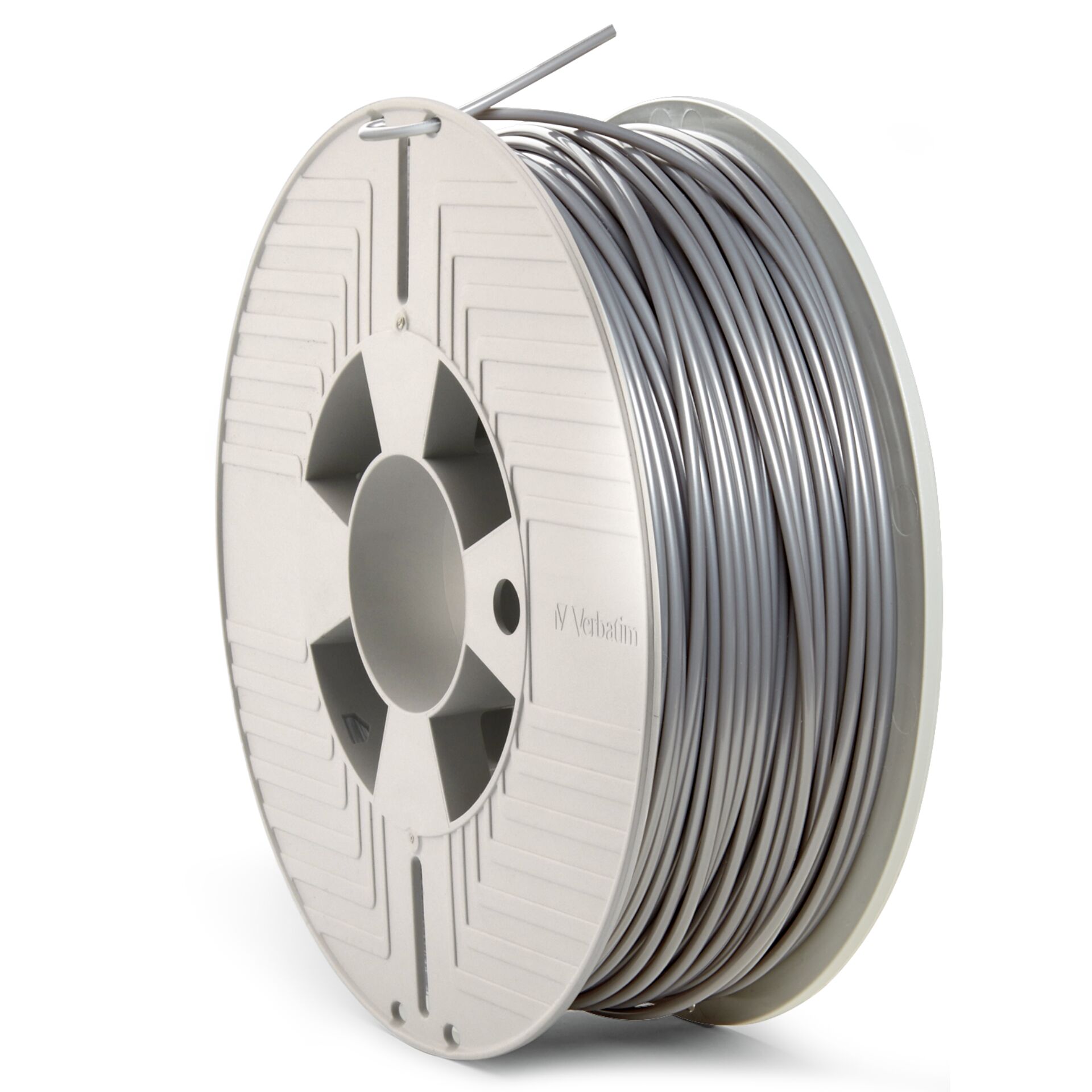 Filament, 3D-Druck, Spule, PLA, Metallischsilber