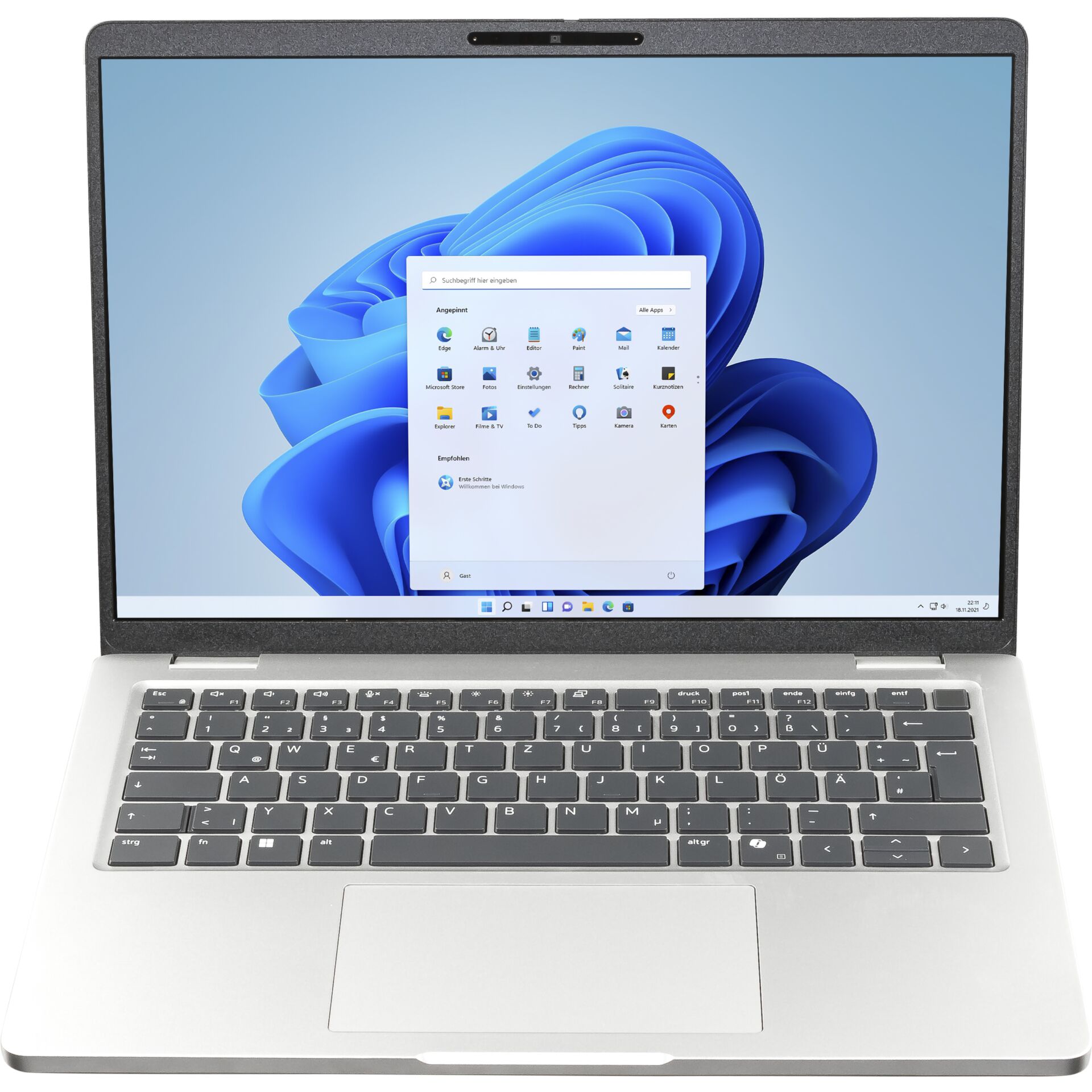 laptop, Notizbuch, Silber, Tastatur, Bildschirm