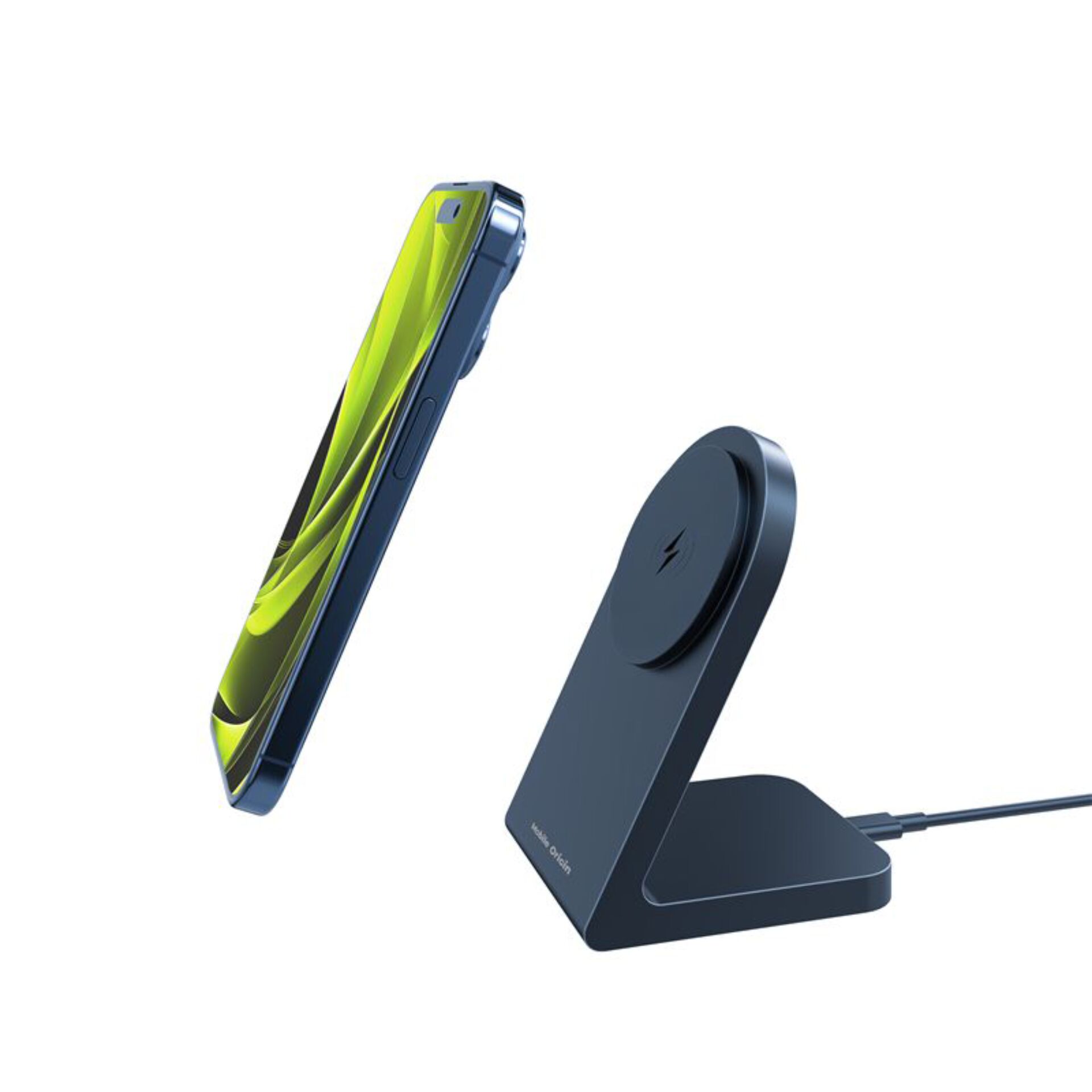 Ladeanschluss, Magnetischer Wireless-Charger, Induktive Ladestation, Handyhalterung, Drahtloses Aufladen