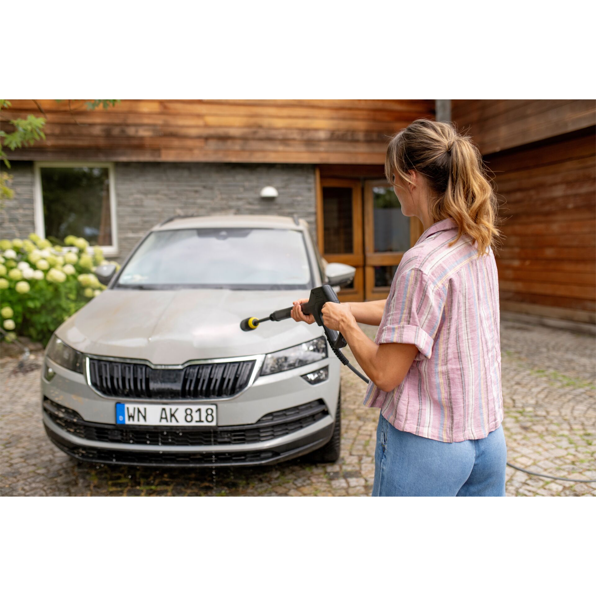 Auto, Autowaschanlage, Transport, Fahrzeug, Person