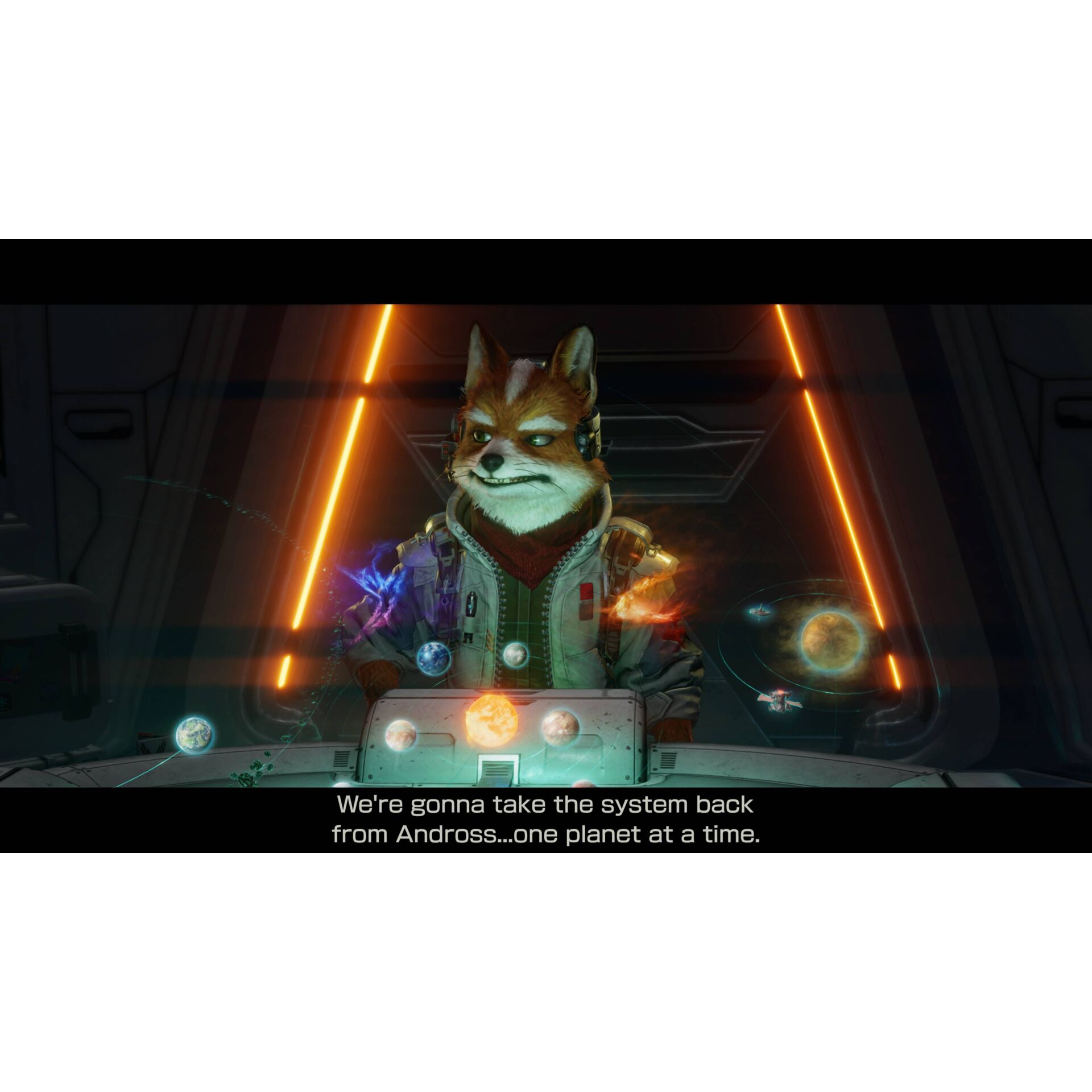 tiered-space-helmet, spaceship-crew, orange-accent, cosmonaut-equipment, furry-fox-character