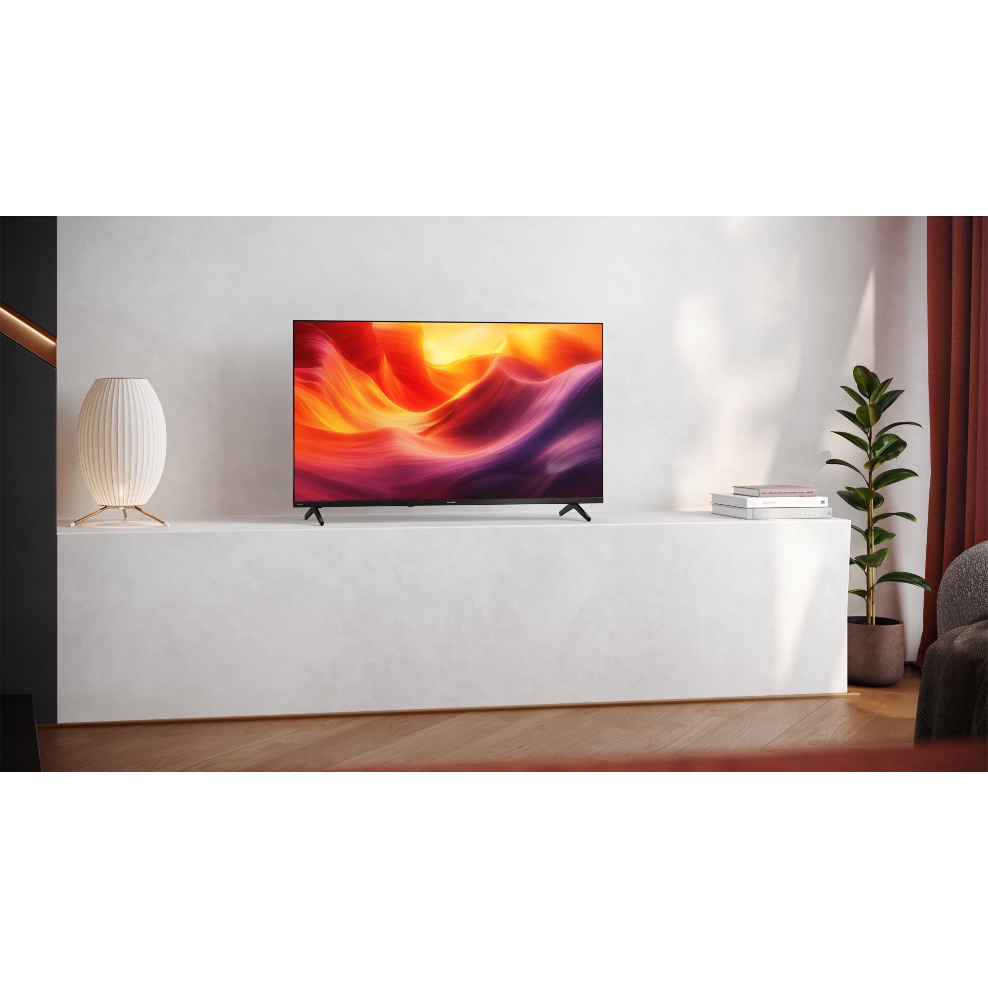 fernseher, smart-tv, flachbildschirm, LED, standfuß