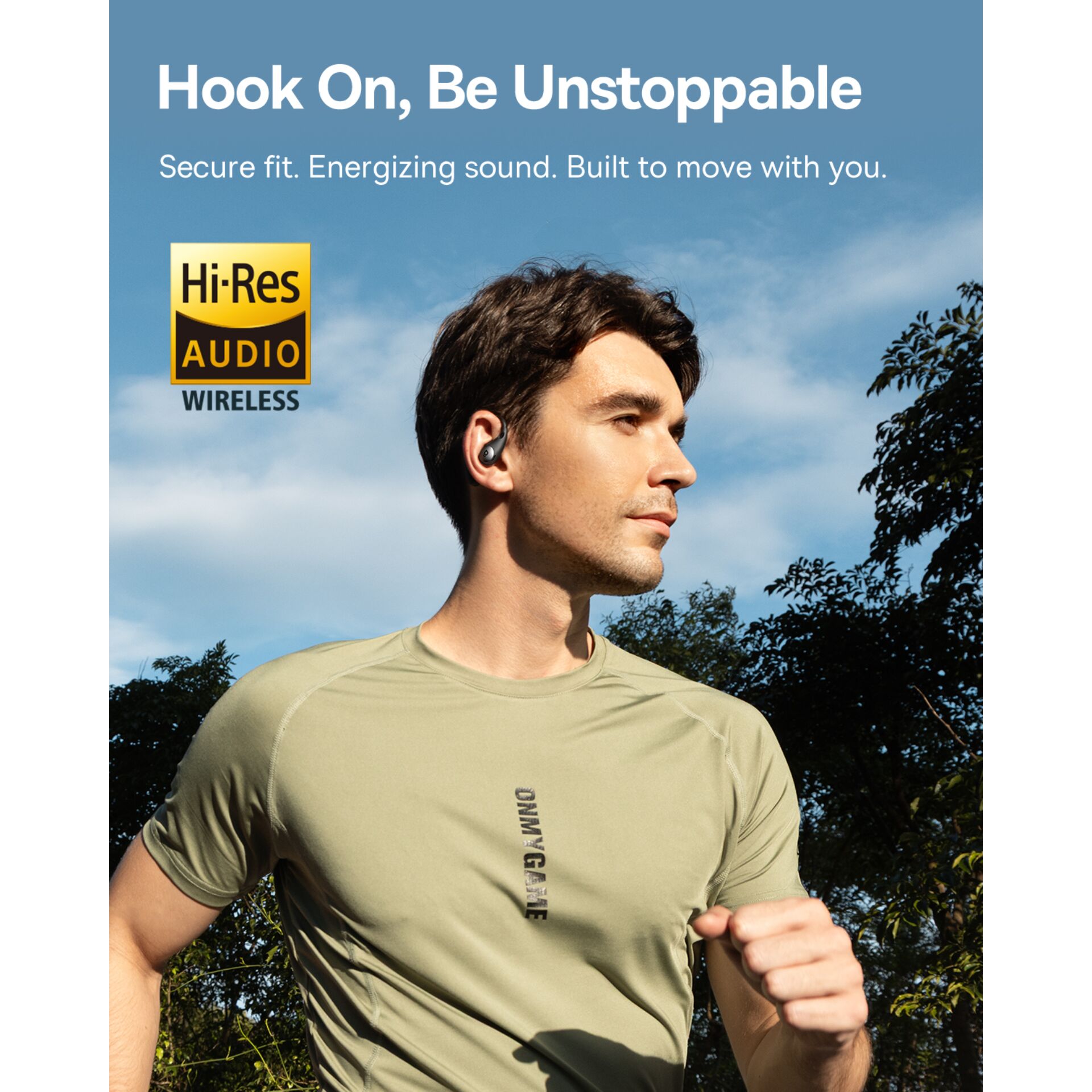 Bekleidung, T-shirt, Person, Ohrhörer, Elektronik