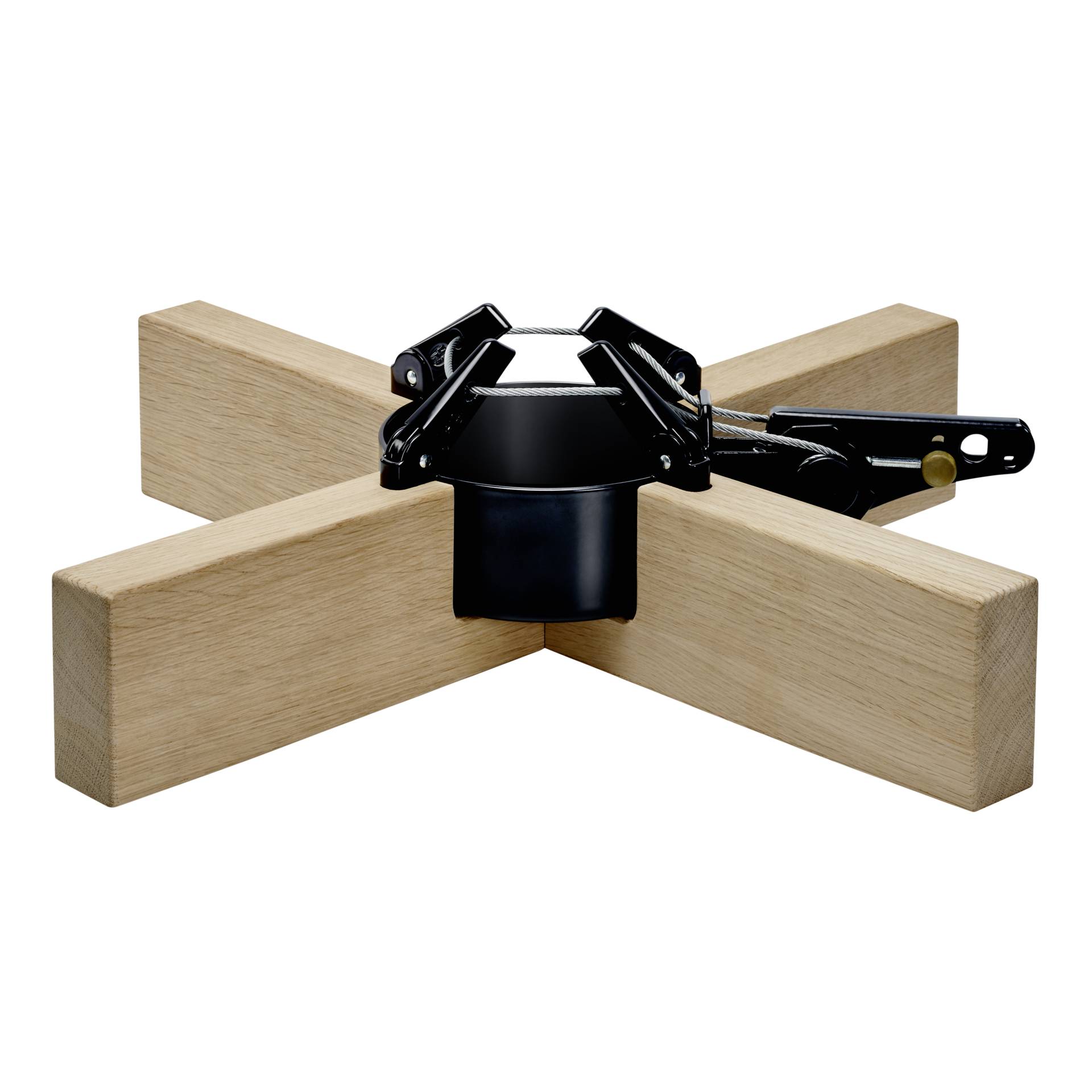 Krinner Kopenhagen Schwarz  2,5 m / 12 cm Christbaumständer