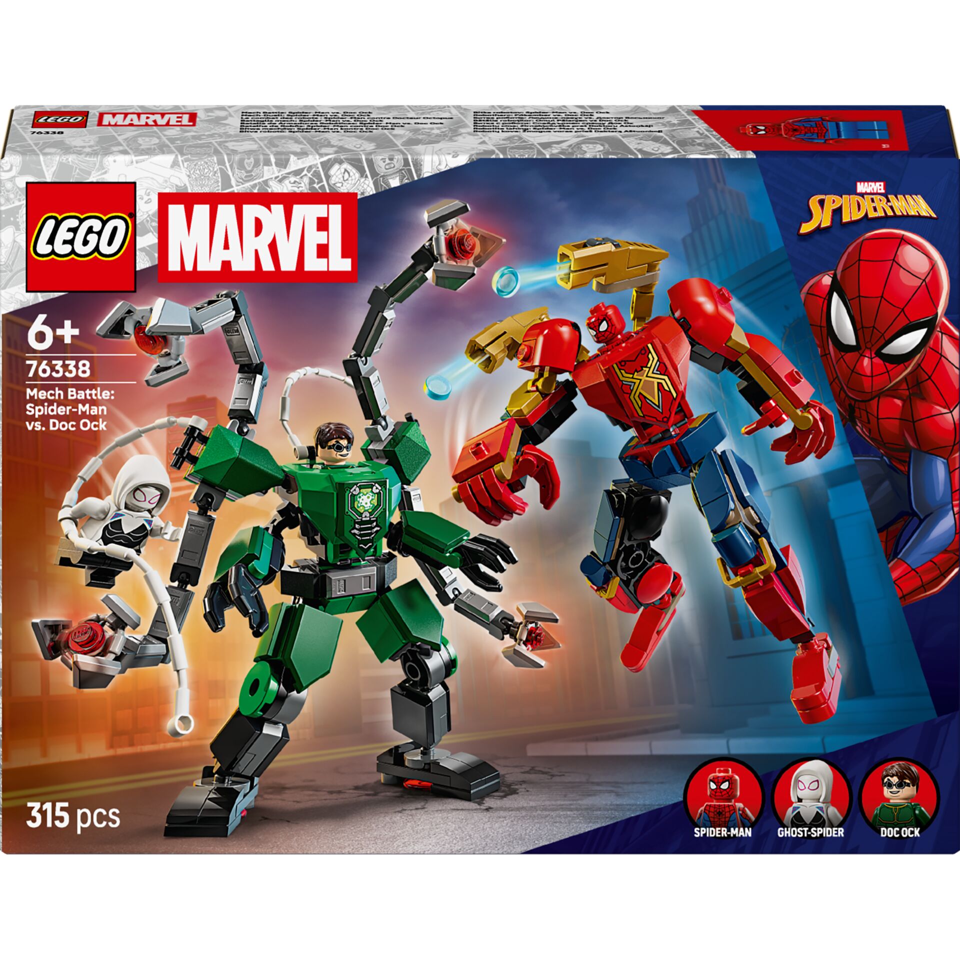 LEGO Marvel Super Heroes 76338  Mech-Duell: Spider-Man vs. Doc